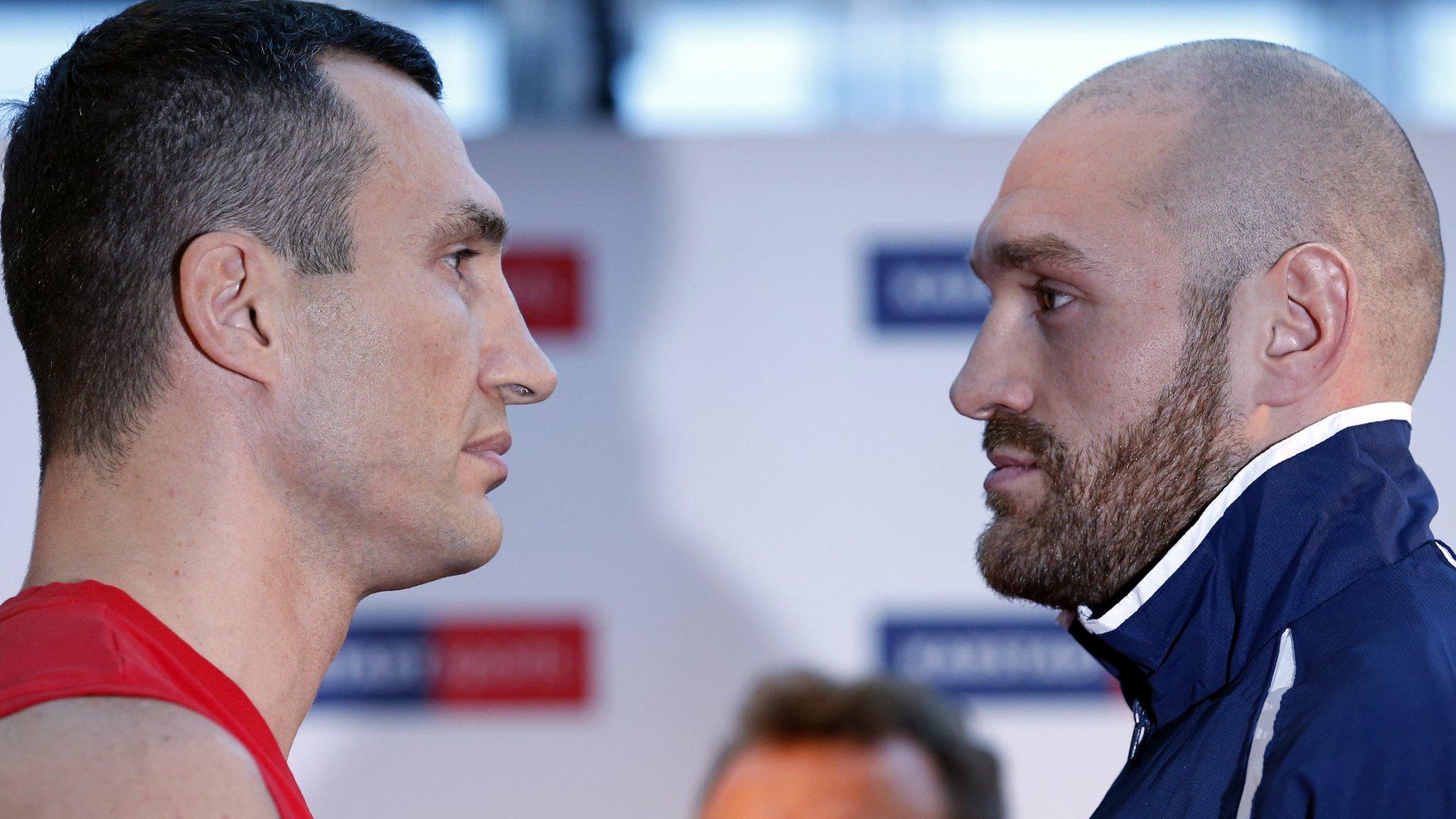 Wladimir Klitschko and Tyson Fury