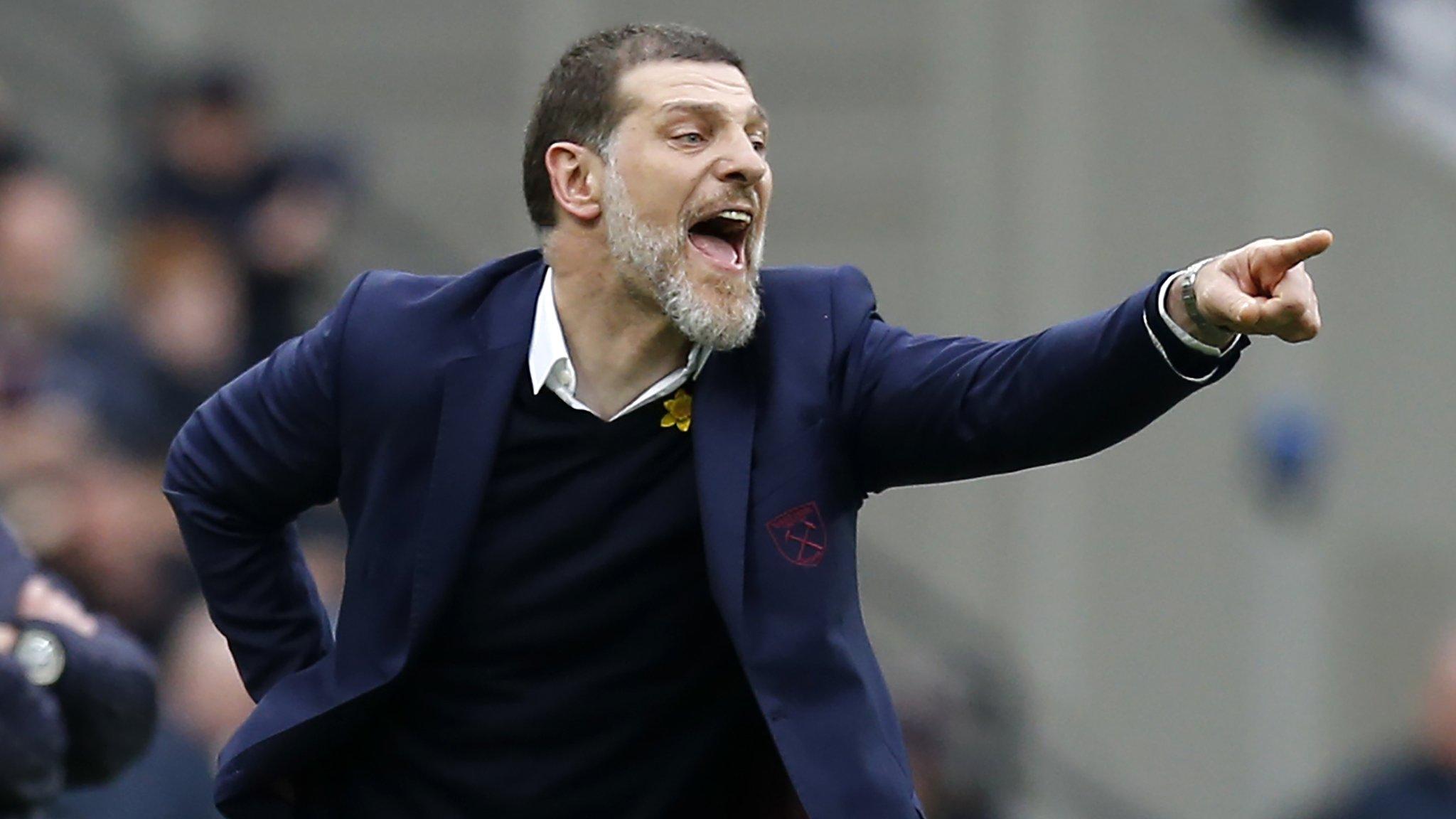 West Ham manager Slaven Bilic