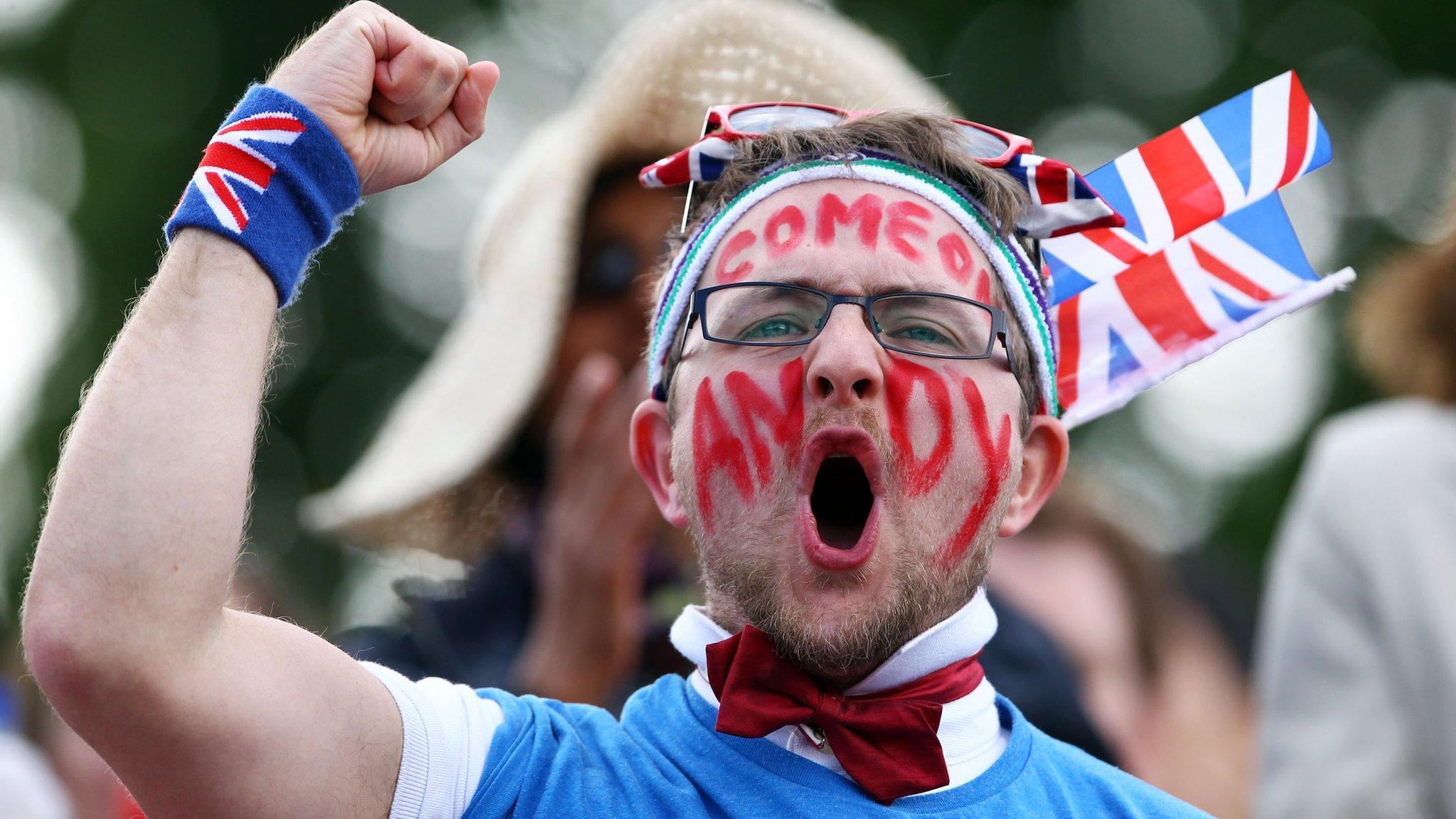 A tennis fan