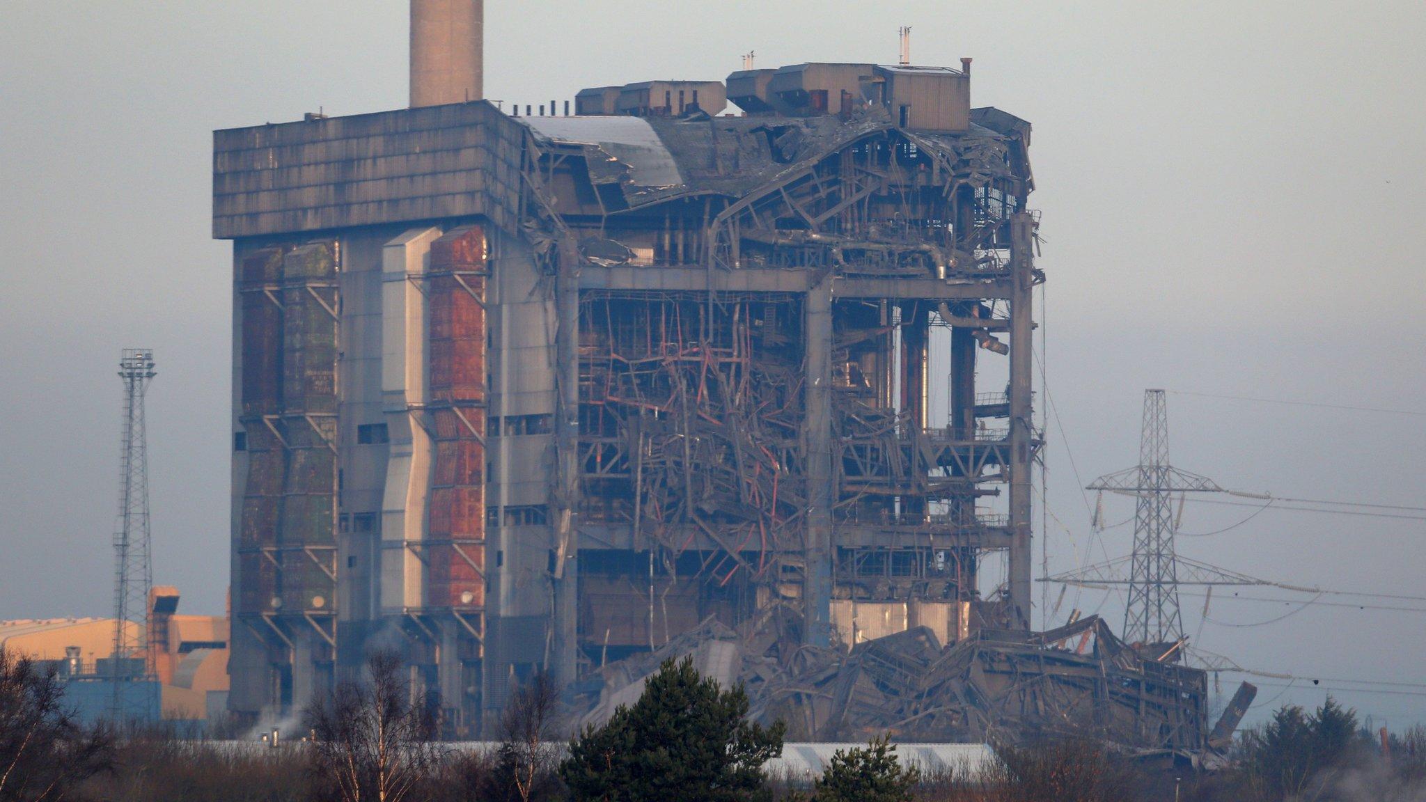 Didcot Power Station building collapse