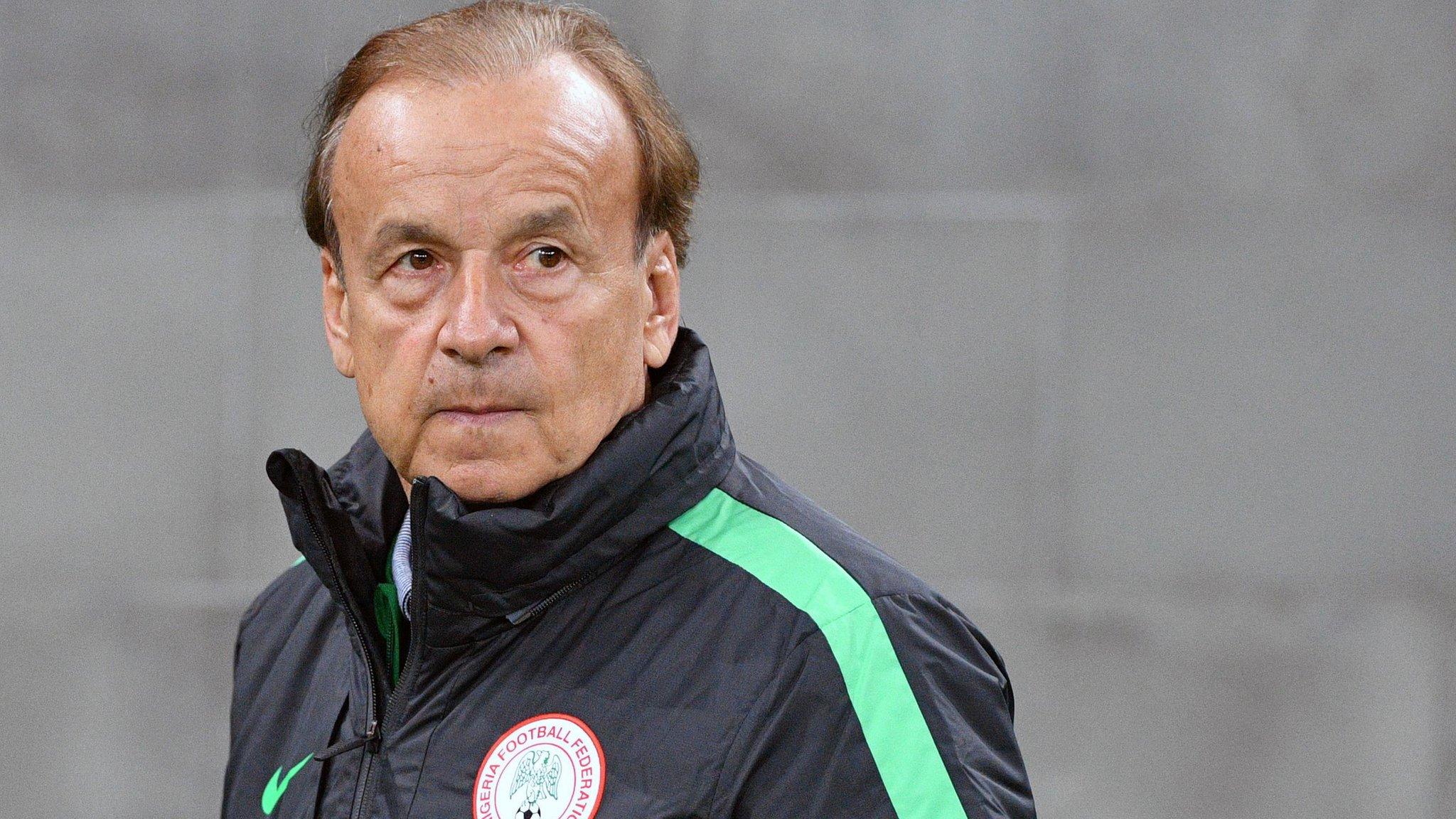 Nigeria coach Gernot Rohr