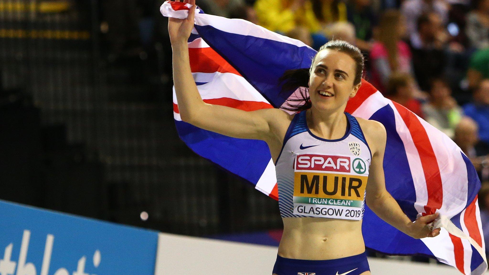 Laura Muir at the European Indoor Athletics Championships