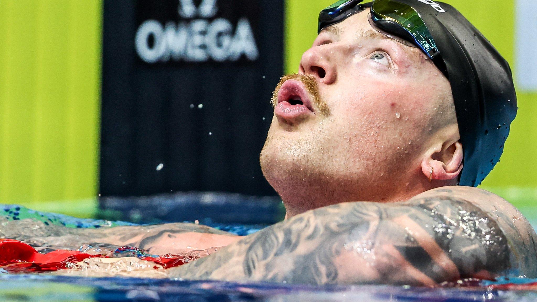 Adam Peaty in the pool