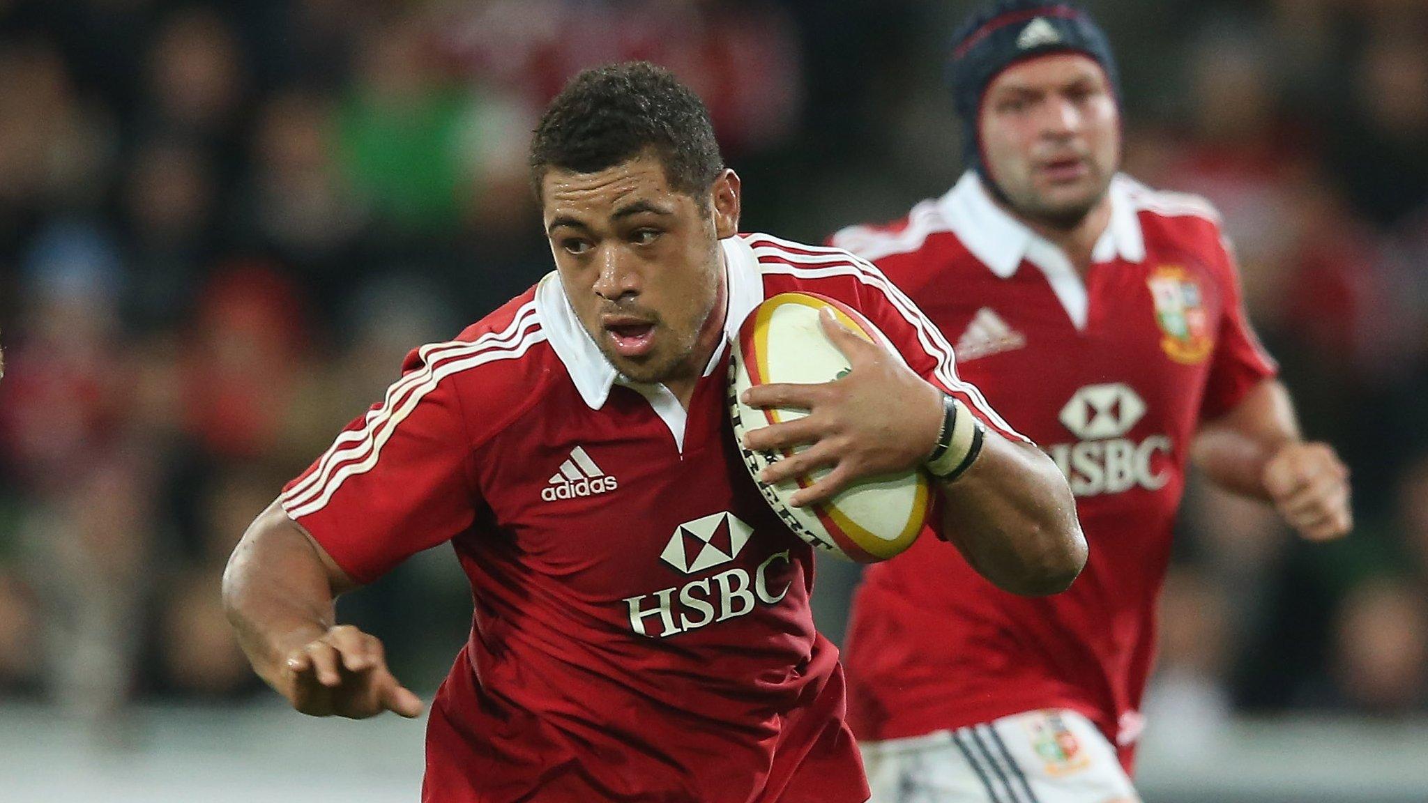 Taulupe Faletau in action for the 2013 British and Irish Lions