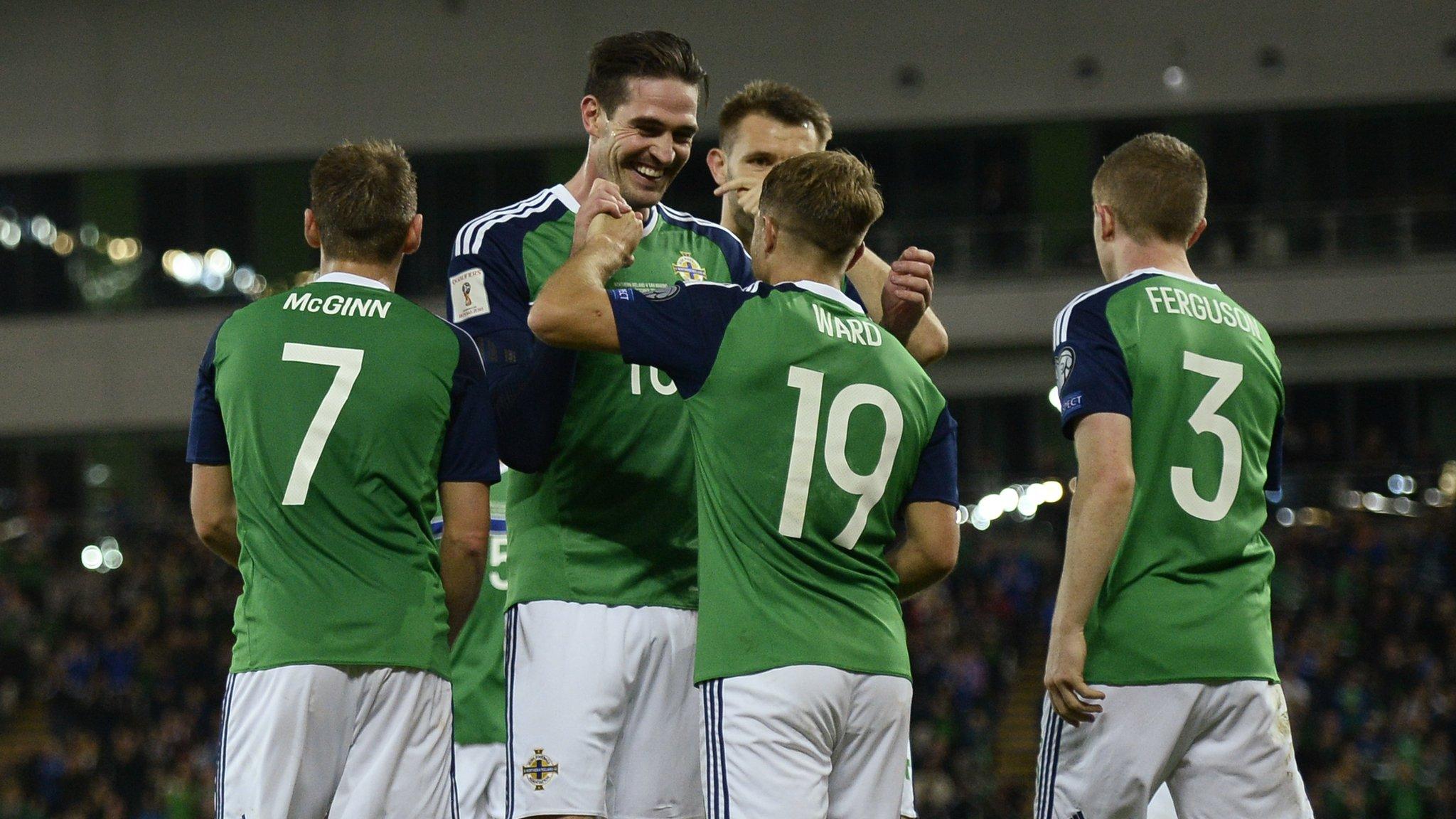 Northern Ireland celebrate