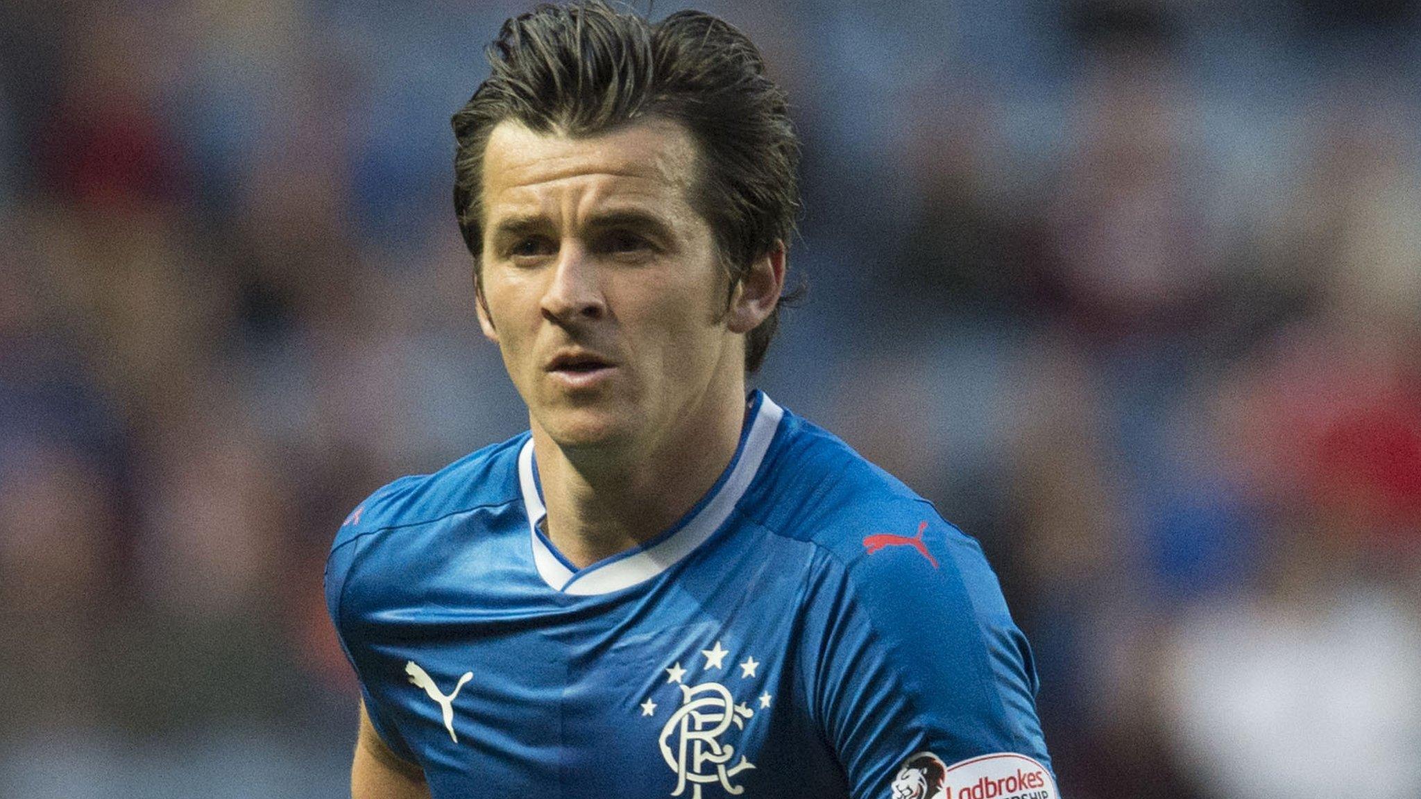 Former Rangers midfielder Joey Barton