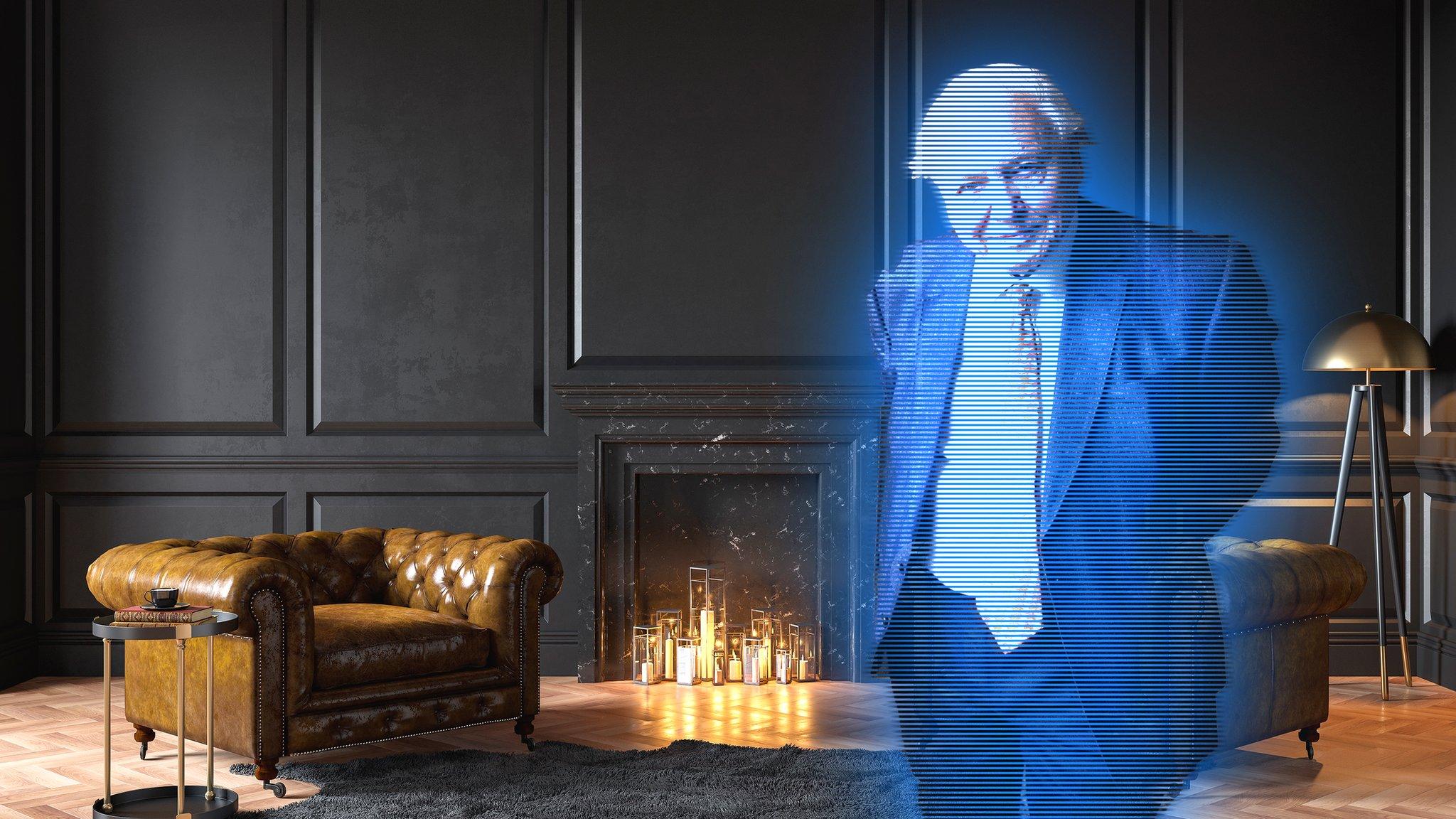 Sir David Attenborough hologram