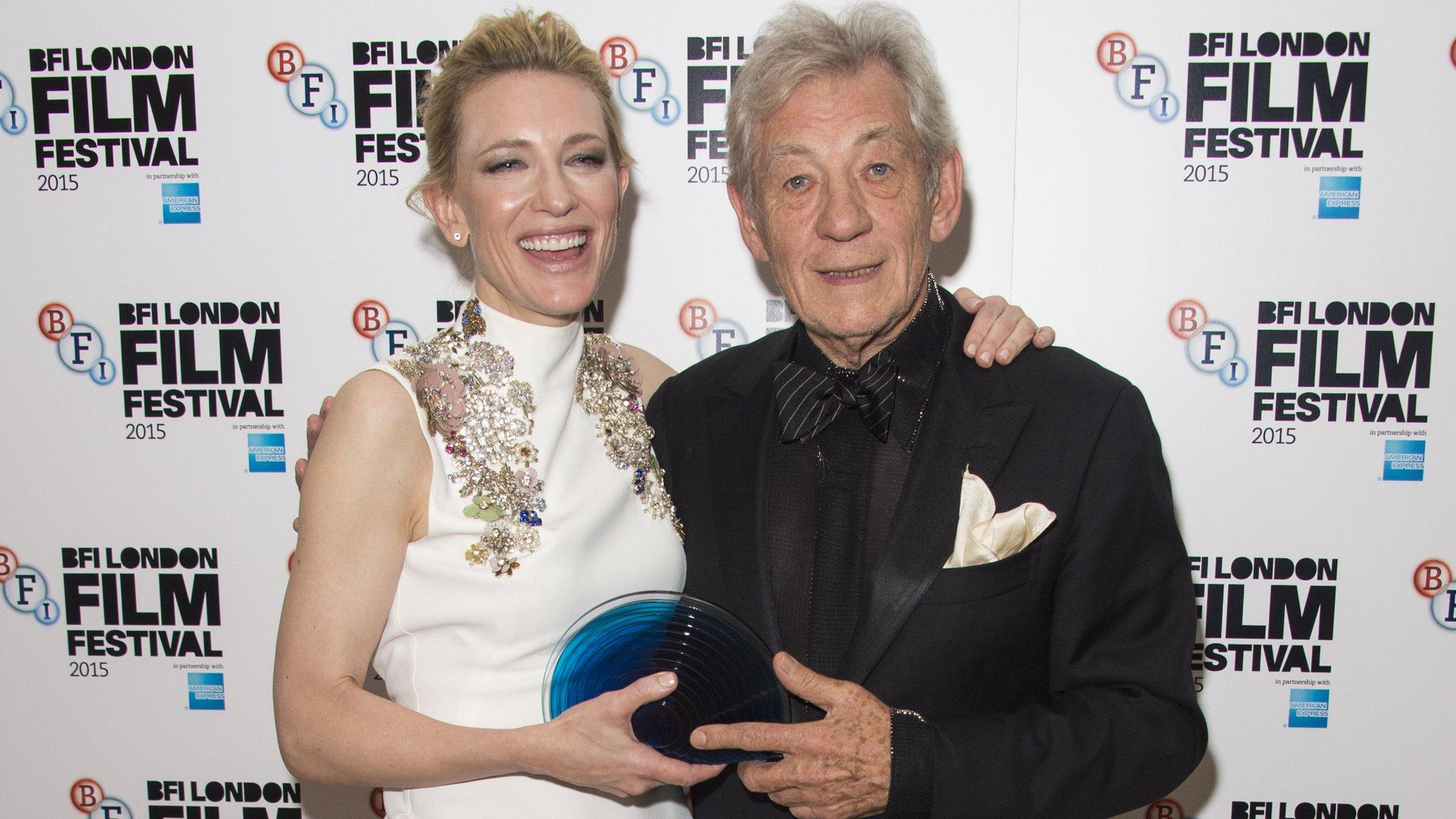 Cate Blanchett and Sir Ian McKellen