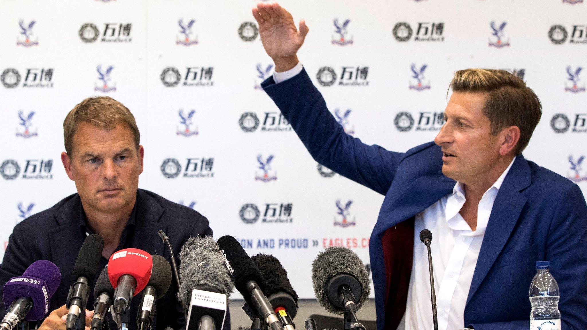 Frank de Boer and Steve Parish