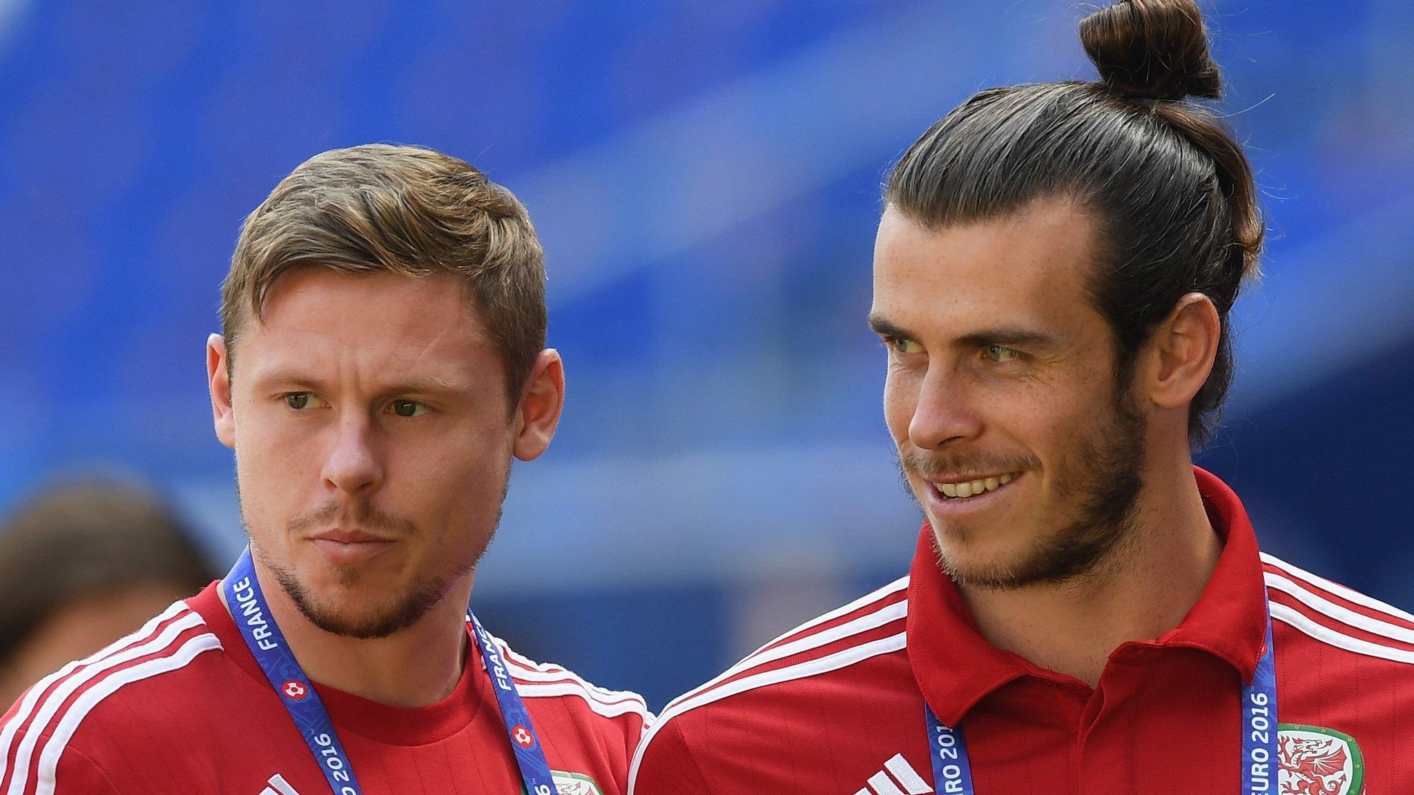 Simon Church and Gareth Bale