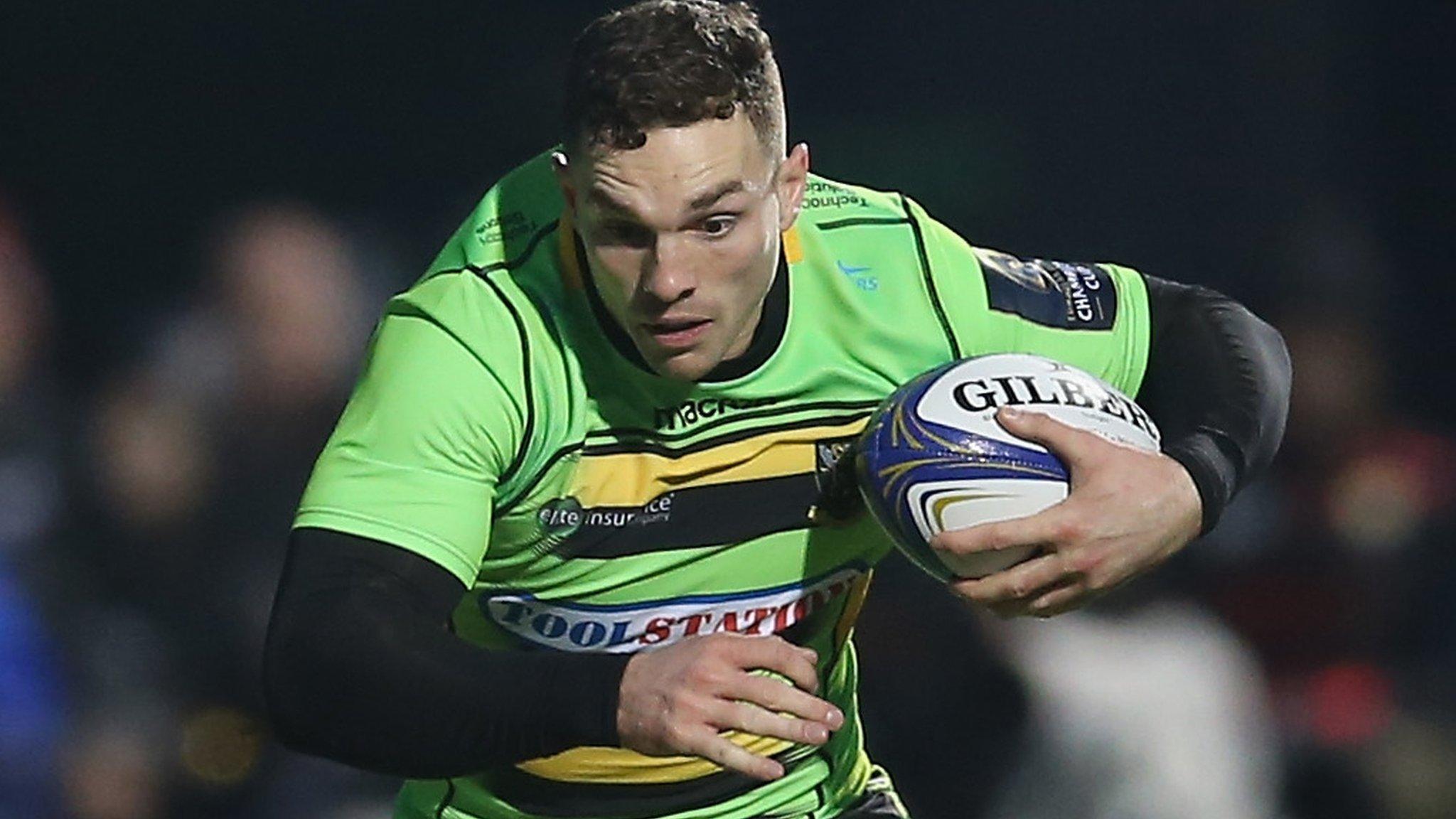 George North playing against Saracens