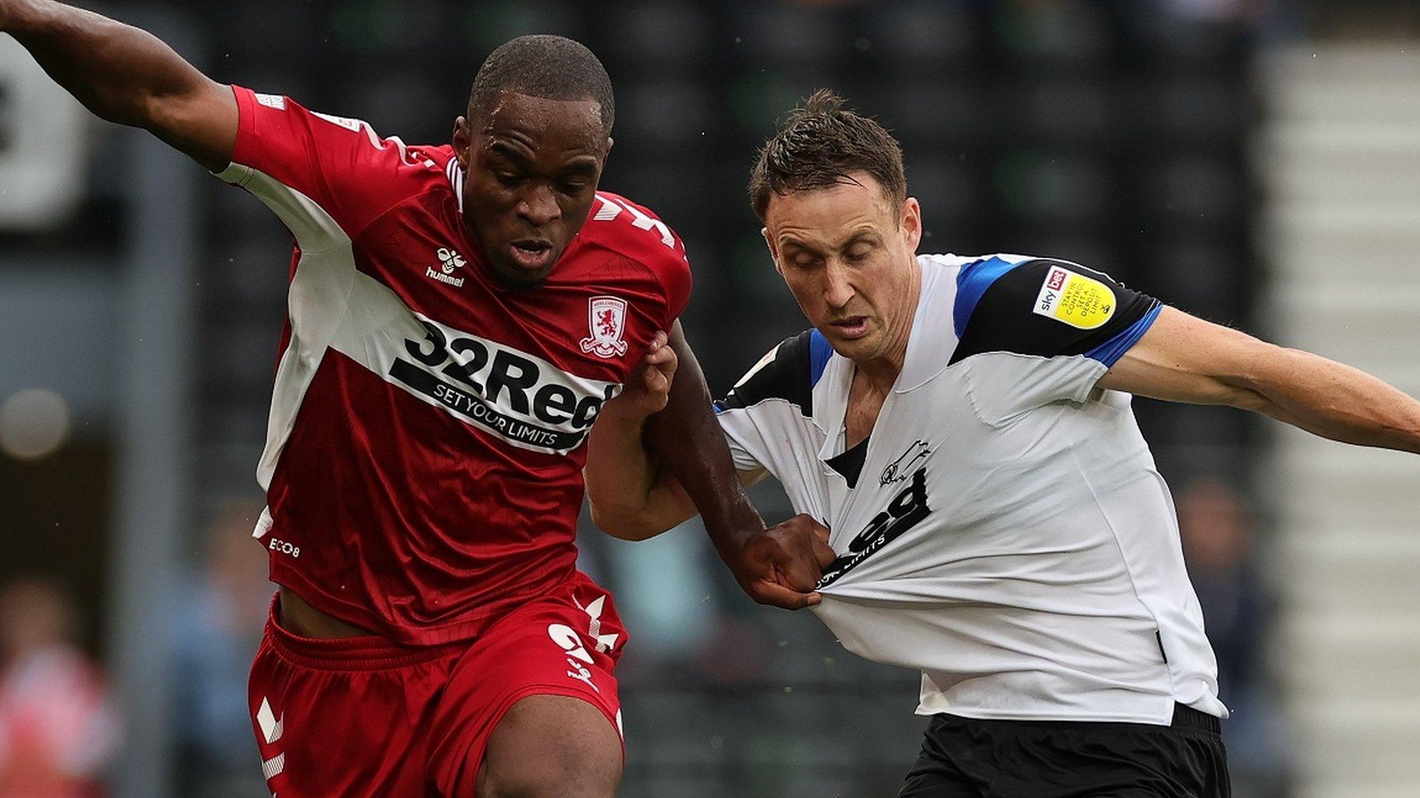 Derby and Middlesbrough drew 0-0 at Pride Park last August