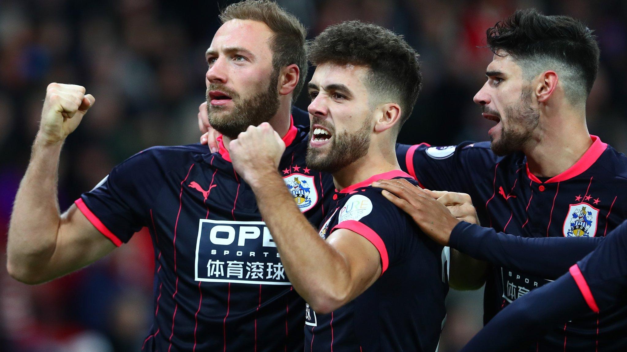 Huddersfield plays celebrate