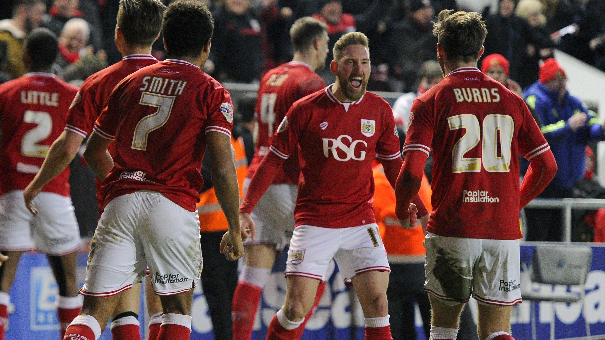 Bristol City celebrate