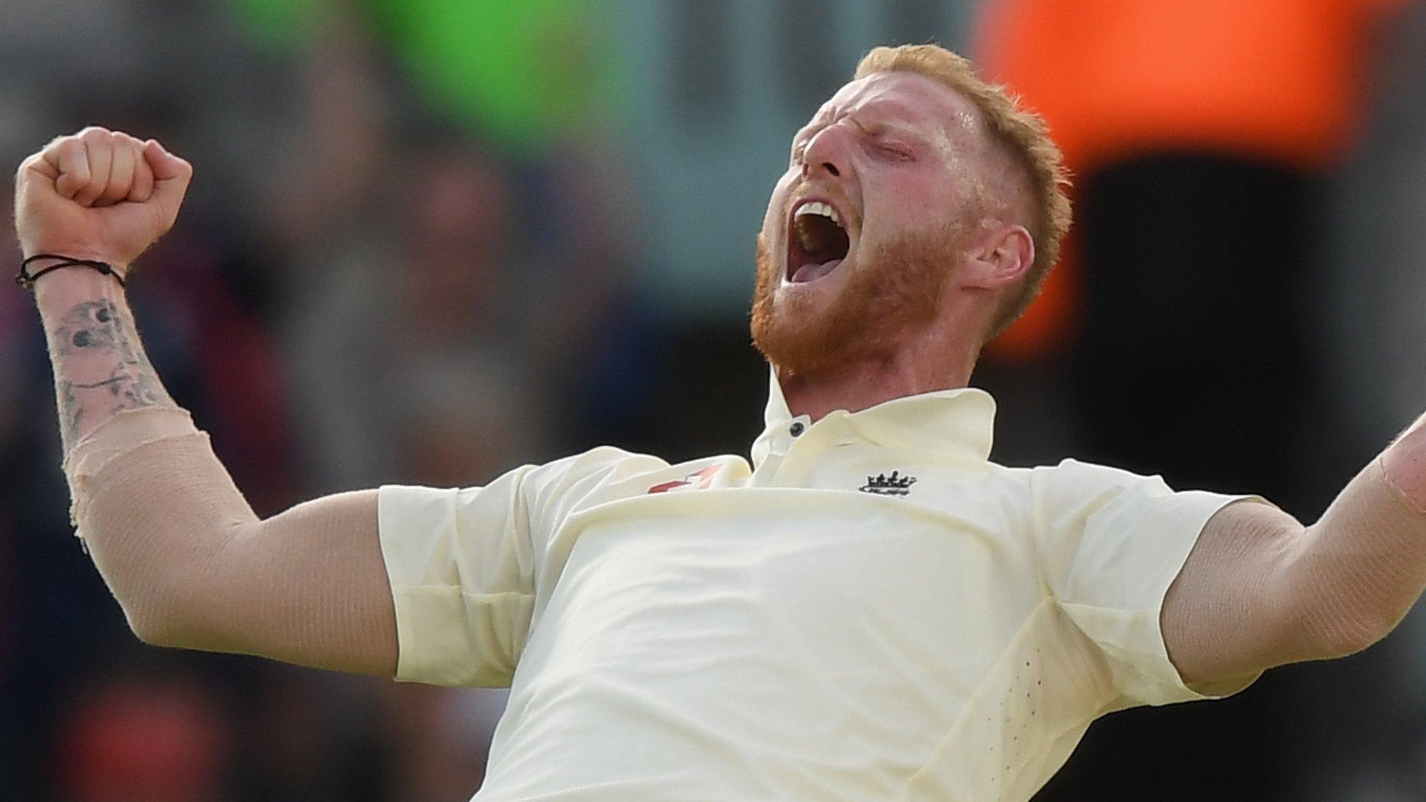 Ben Stokes celebrates another wicket