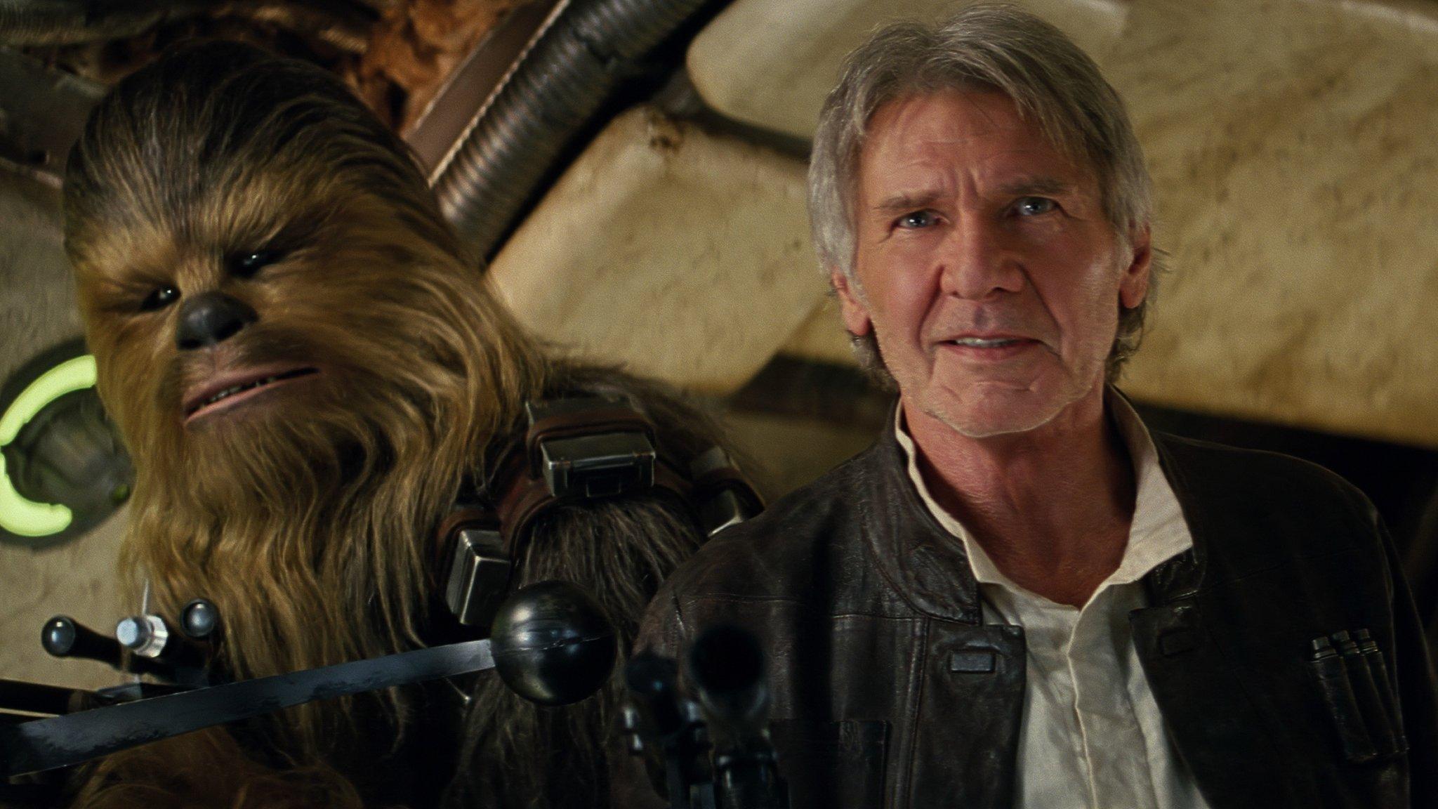 Harrison Ford in Star Wars: The Force Awakens