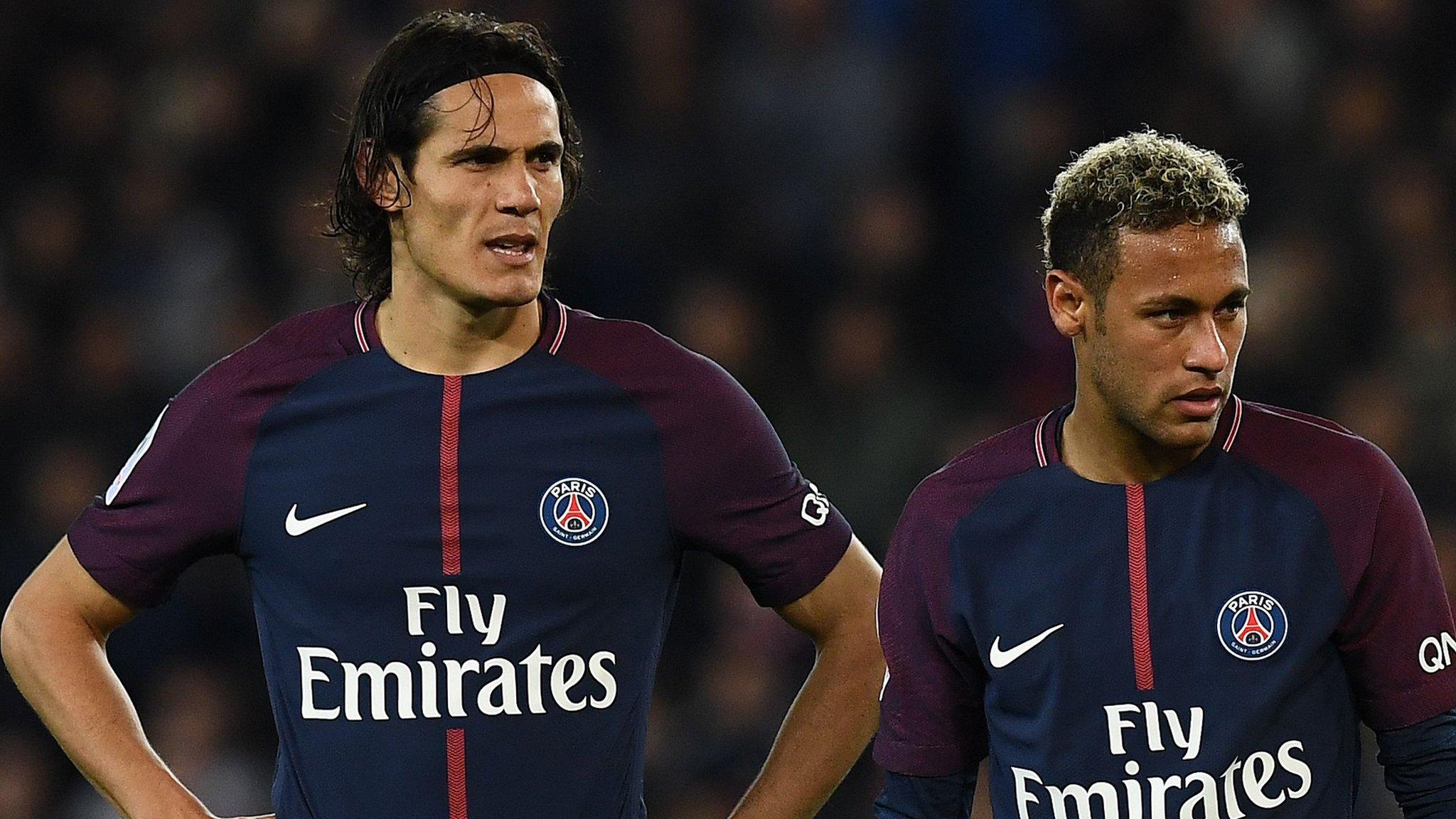 Edinson Cavani and Neymar