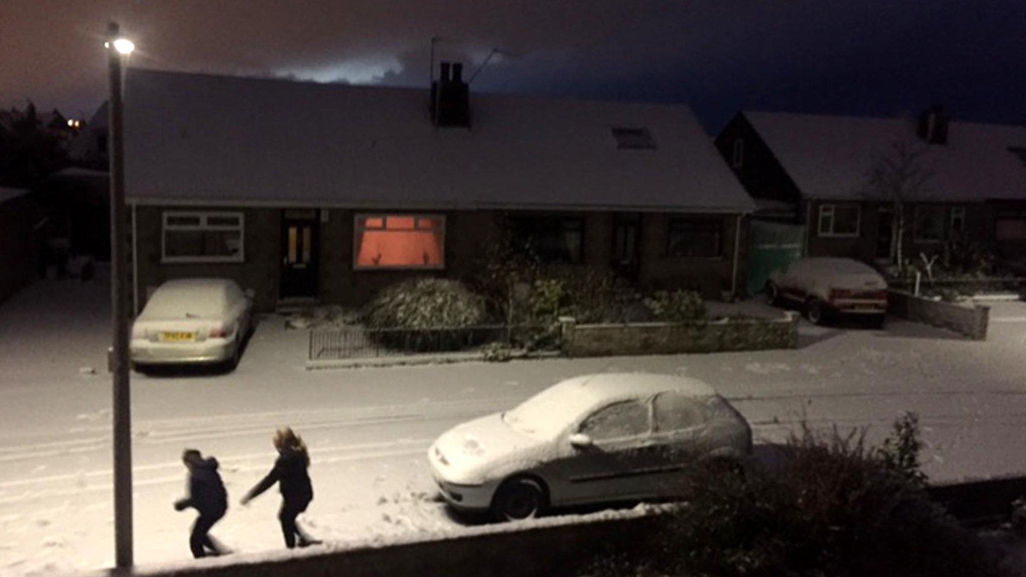 Snow in Aberdeen