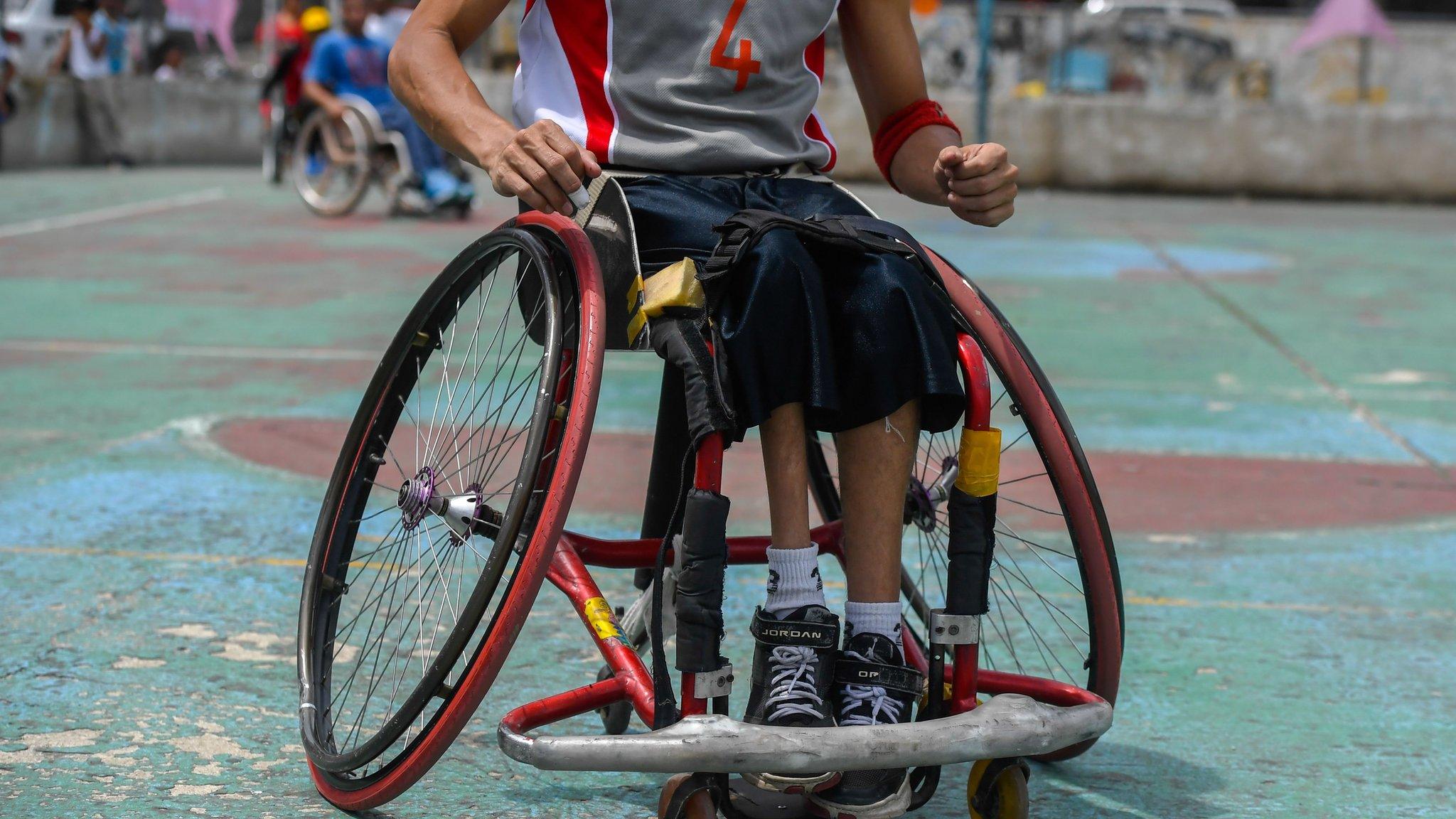 Wheelchair Basketball player