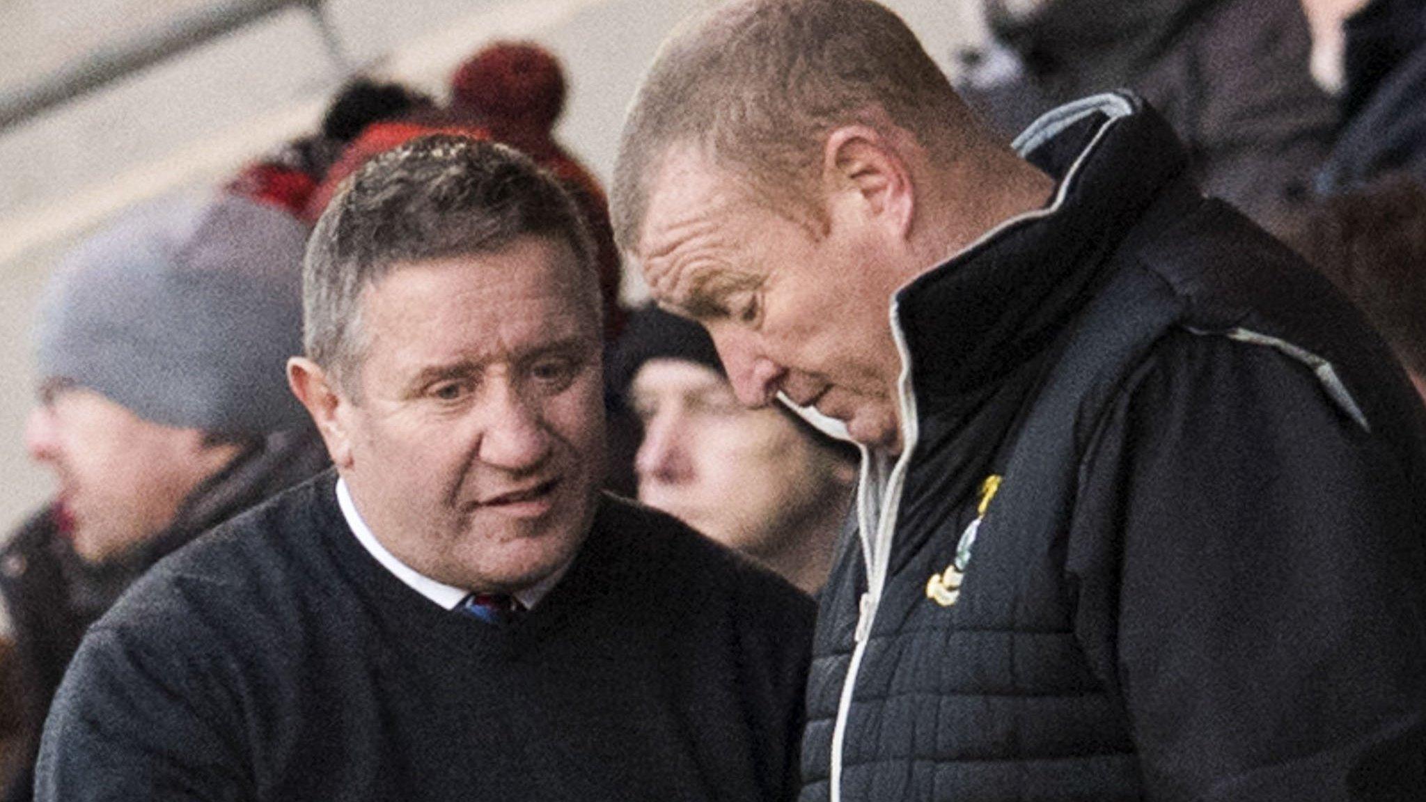 Inverness Caledonian Thistle manager John Robertson and assistant Brian Rice