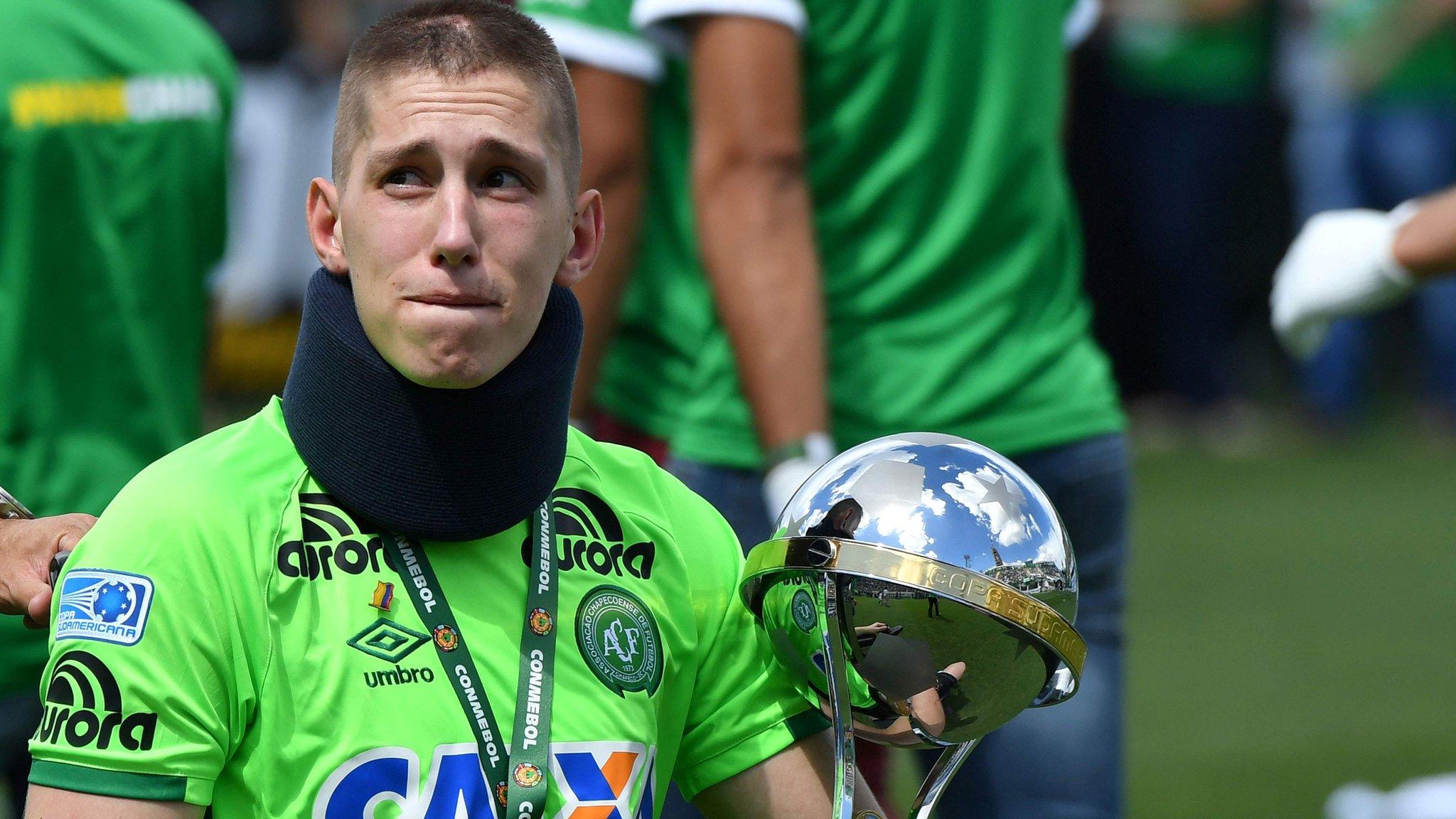 Brazilian Chapecoense goalkeeper Jackson Follmann