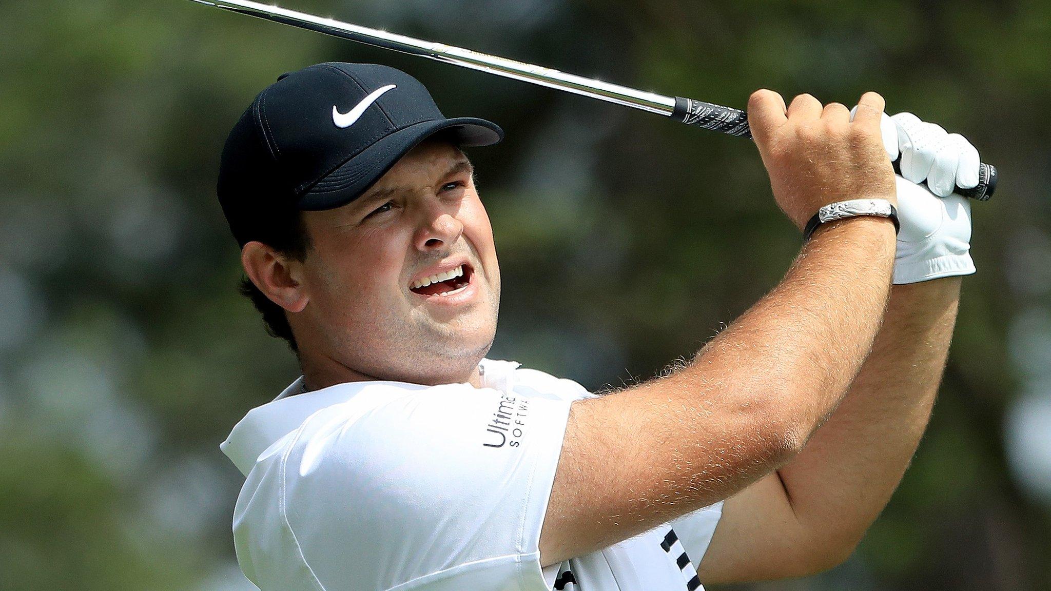 Patrick Reed on day two at the Masters