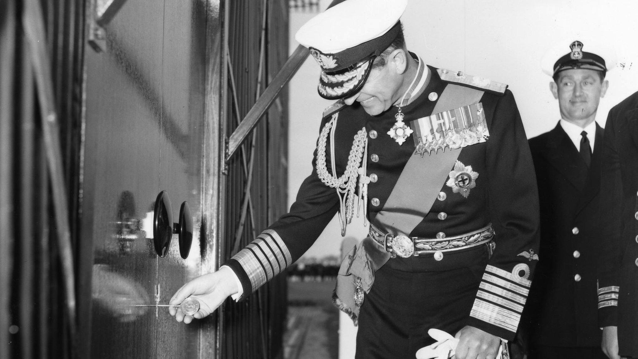 Prince Philip opening the Fleet Air Arm Museum