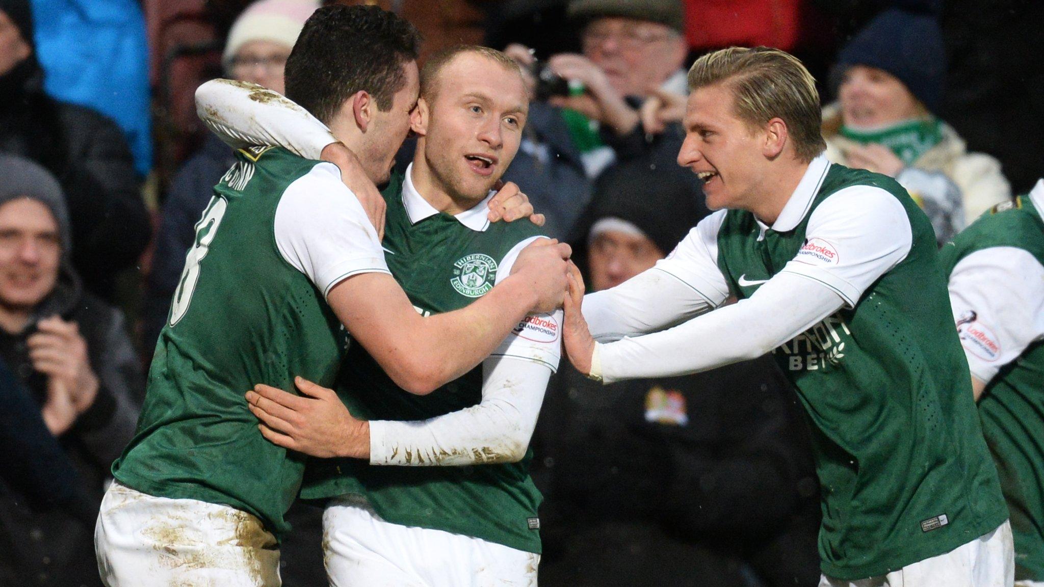 Hibs beat St Johnstone 2-1 to reach the League Cup final