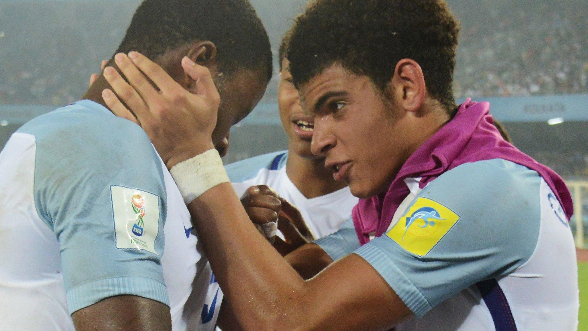 England celebrate winning Under-17 World Cup