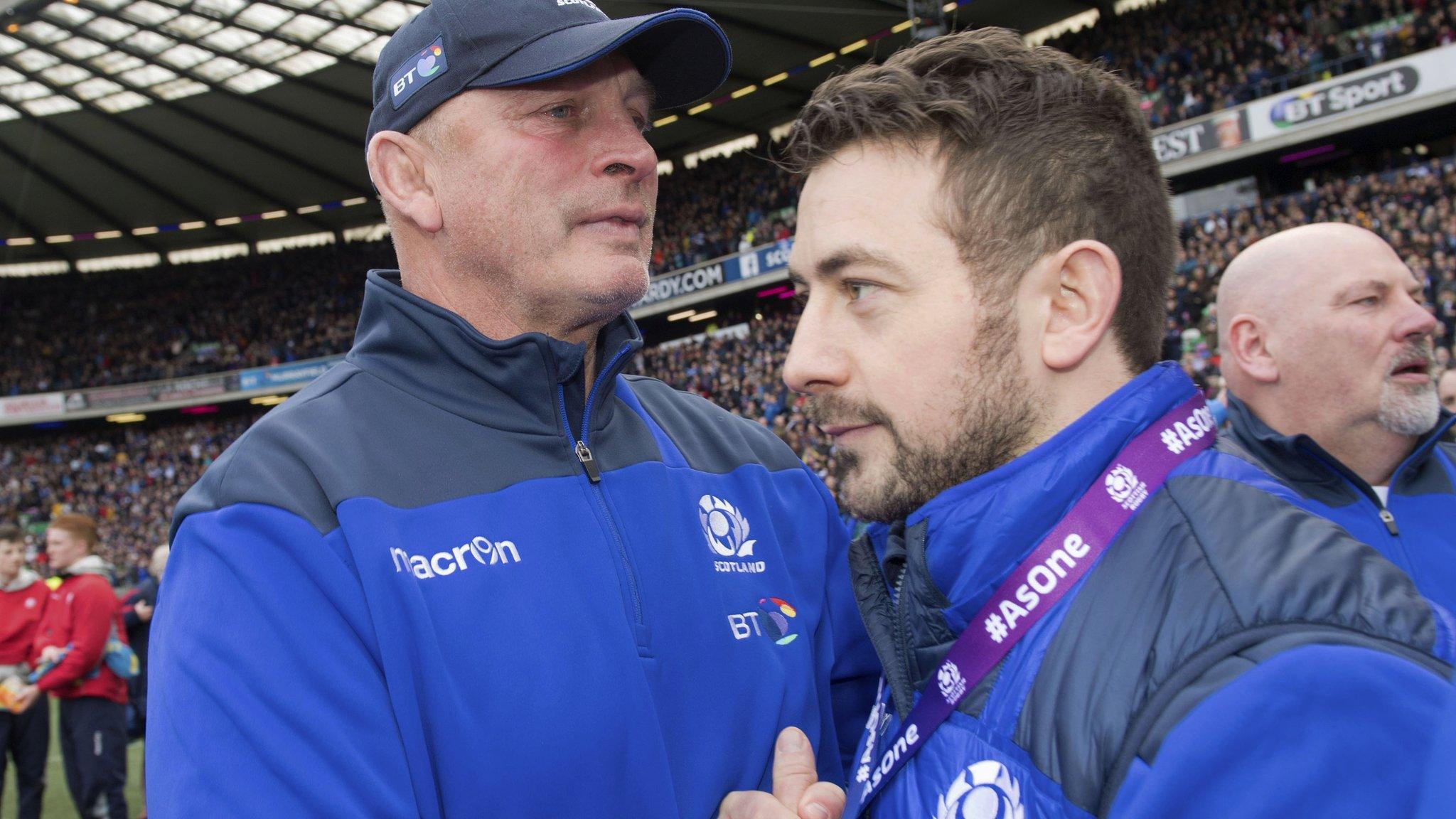 Vern Cotter and Greig Laidlaw