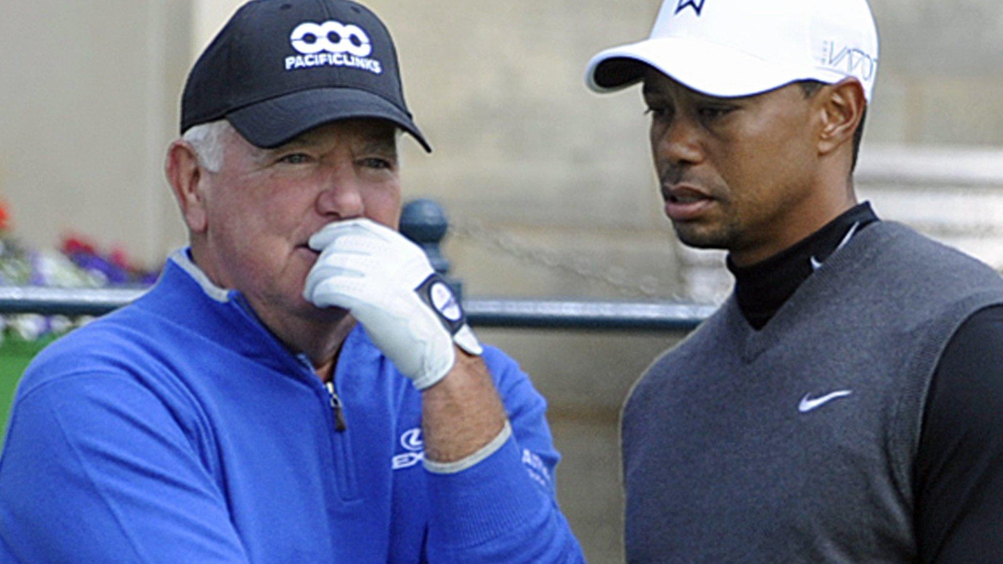 Mark O'Meara and Tiger Woods