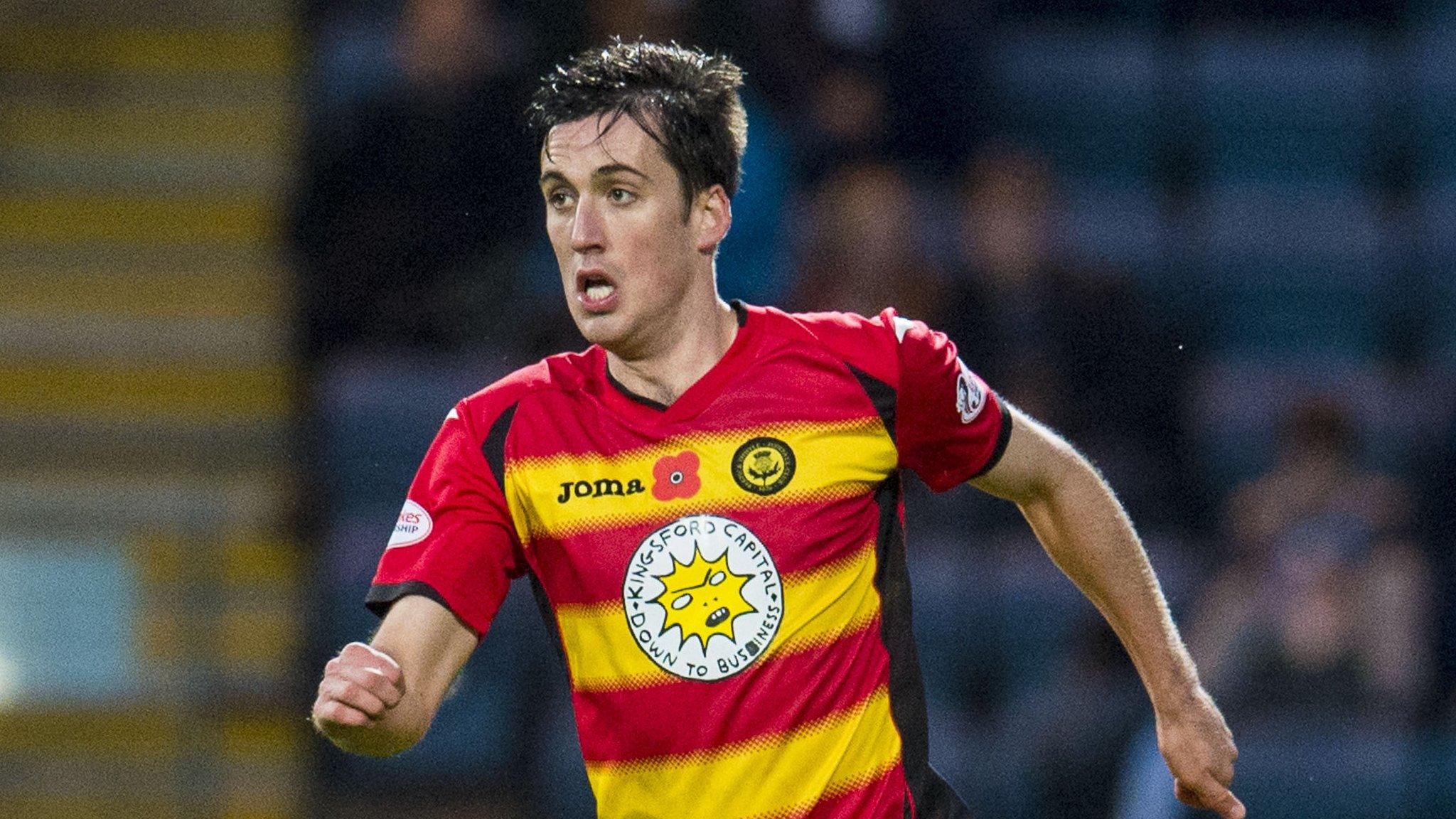 Partick Thistle full-back Callum Booth