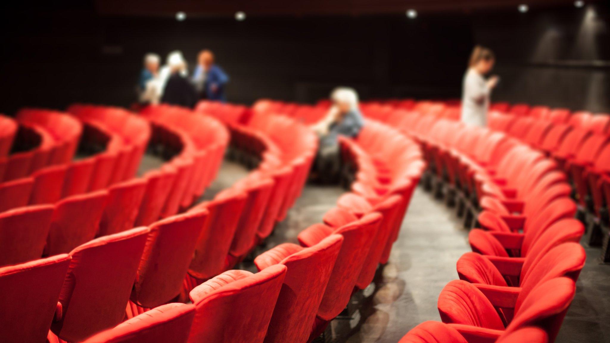 Empty cinema auditorium