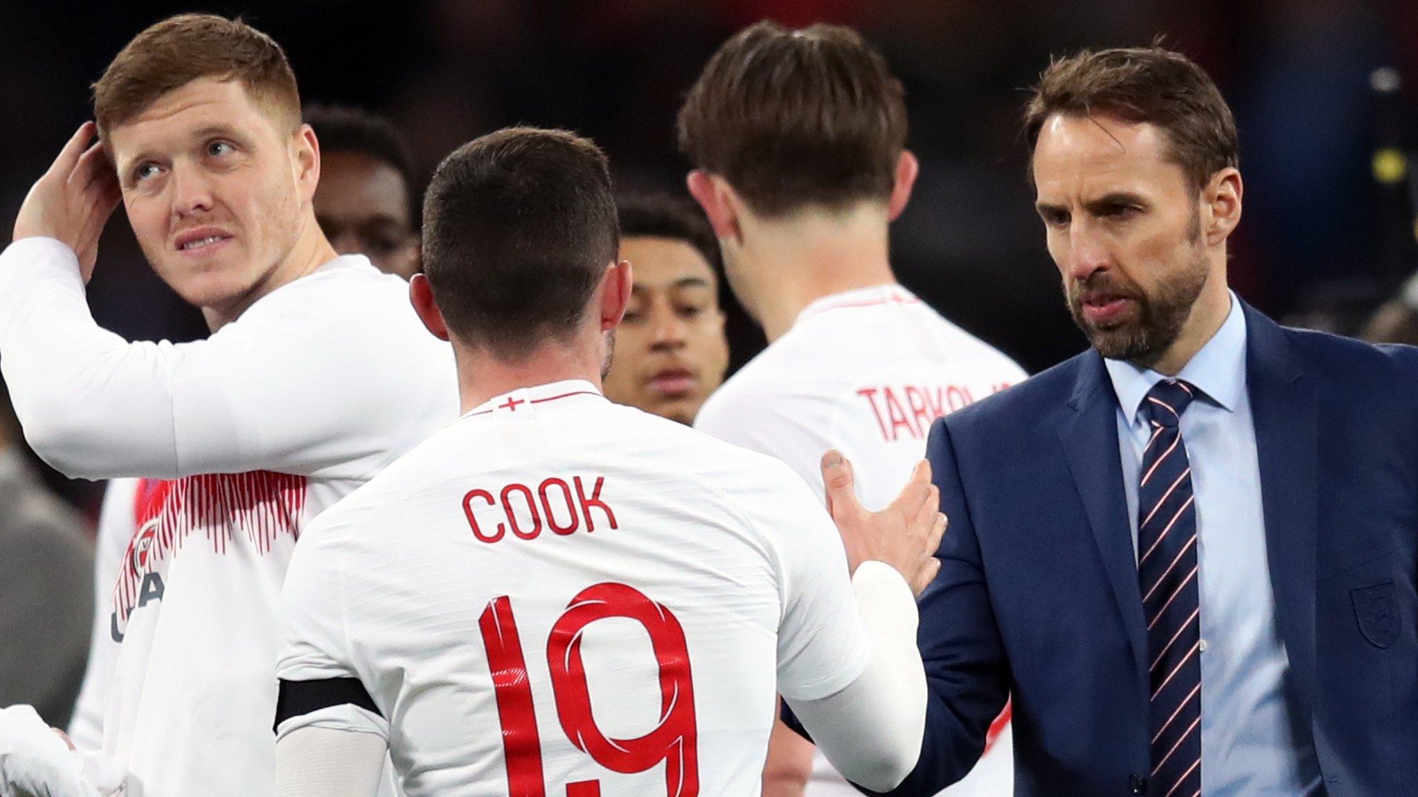 Gareth Southgate & Lewis Cook