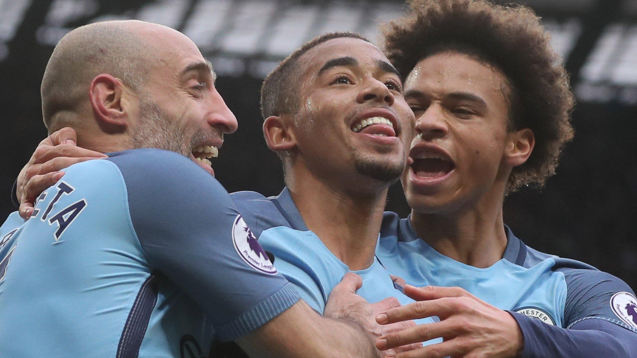 Man City celebrate