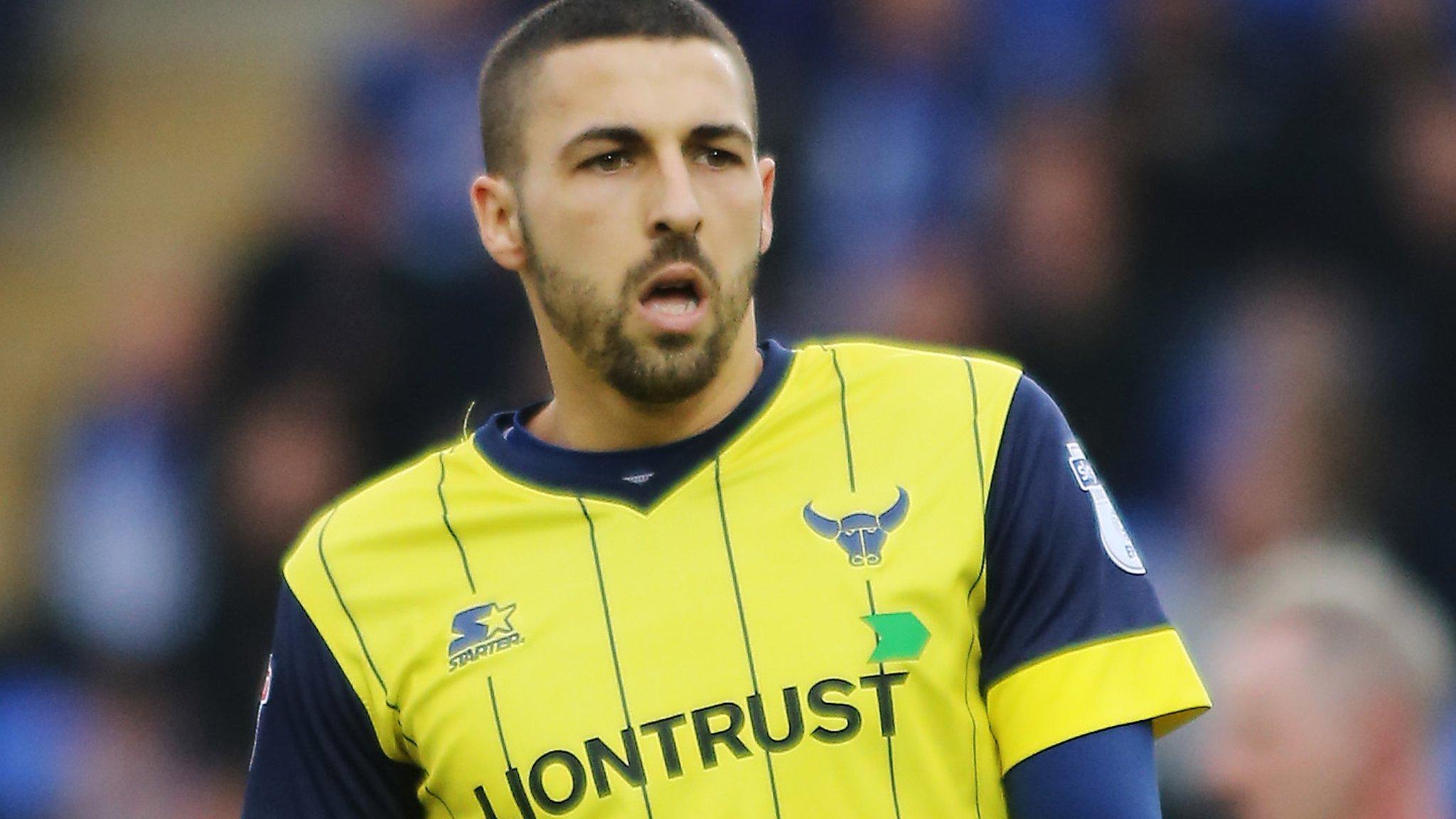 Oxford United midfielder Liam Sercombe