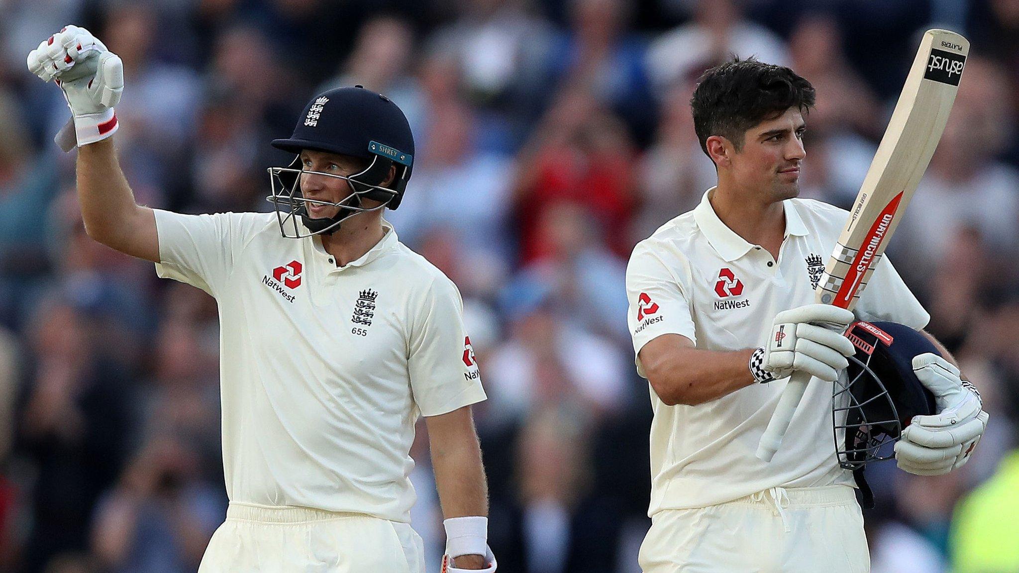 Joe Root and Alastair Cook