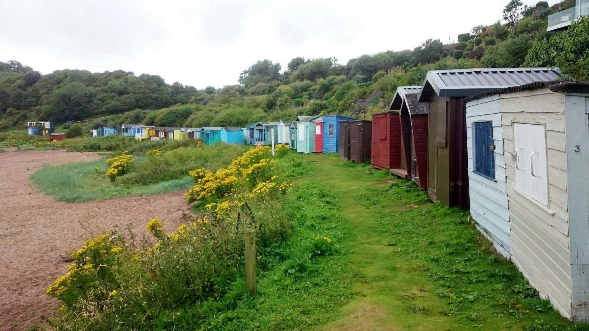 Coldingham beach huts