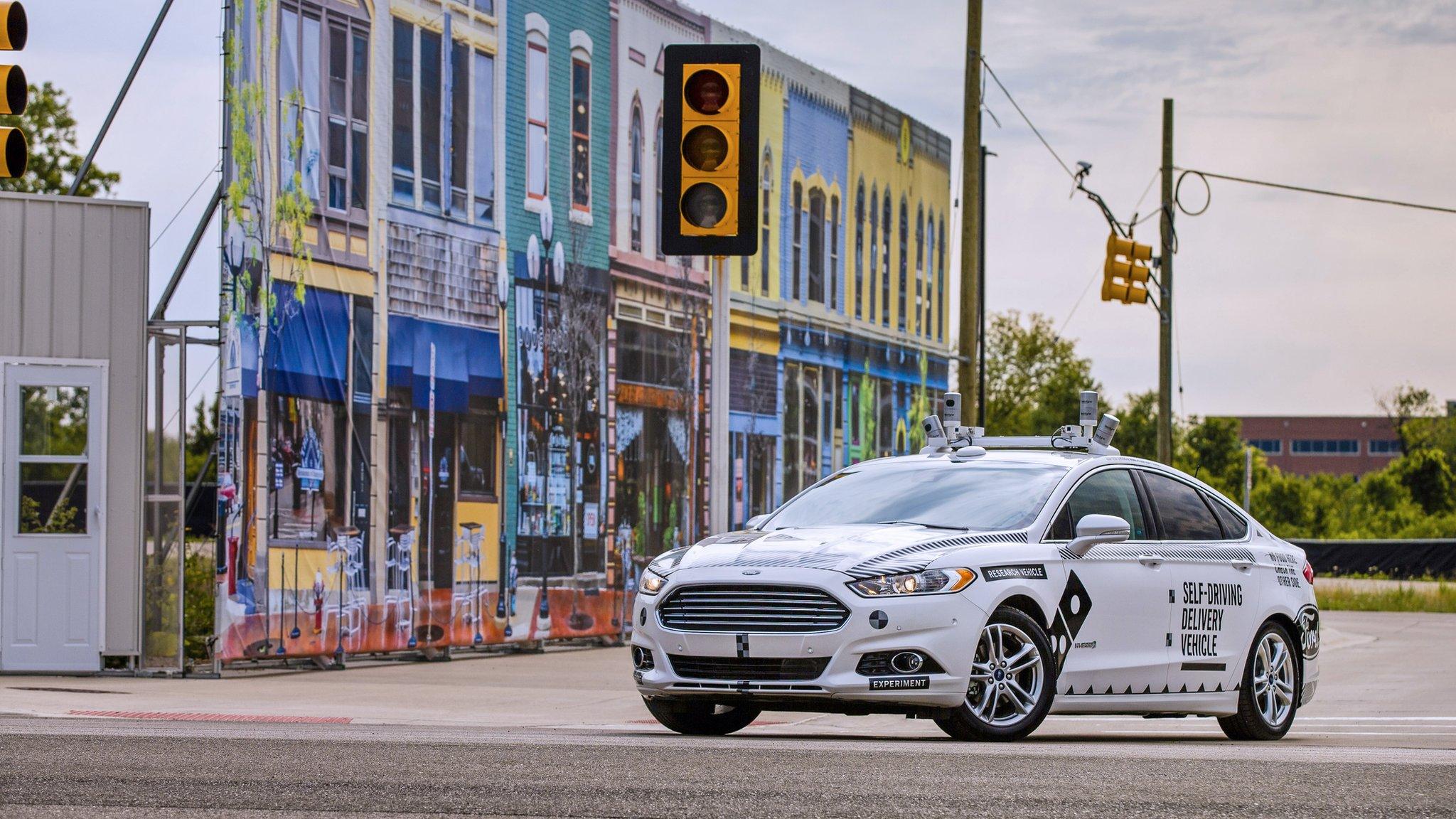Ford and Domino's autonomous delivery vehicle