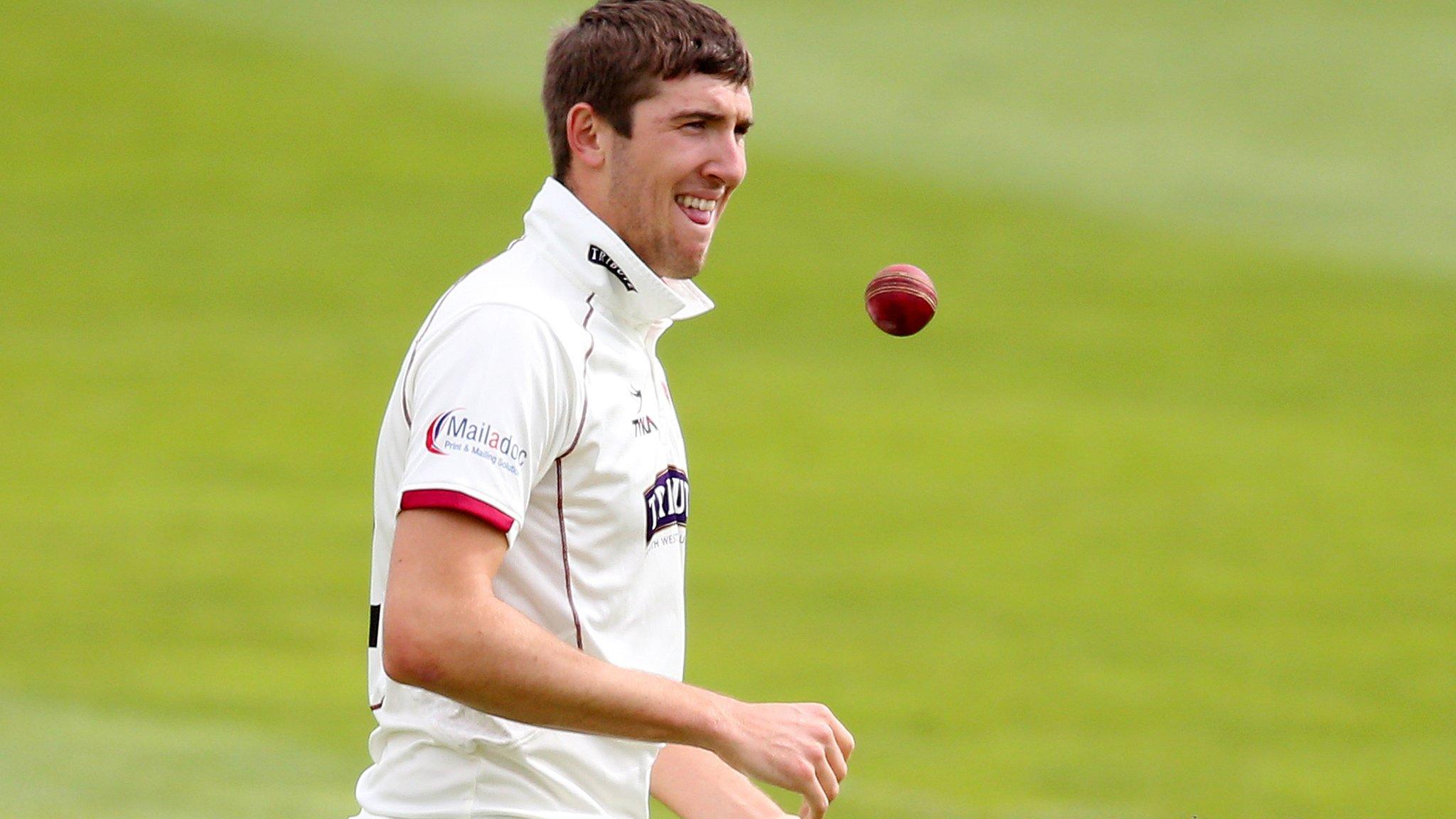 Somerset fast bowler Craig Overton