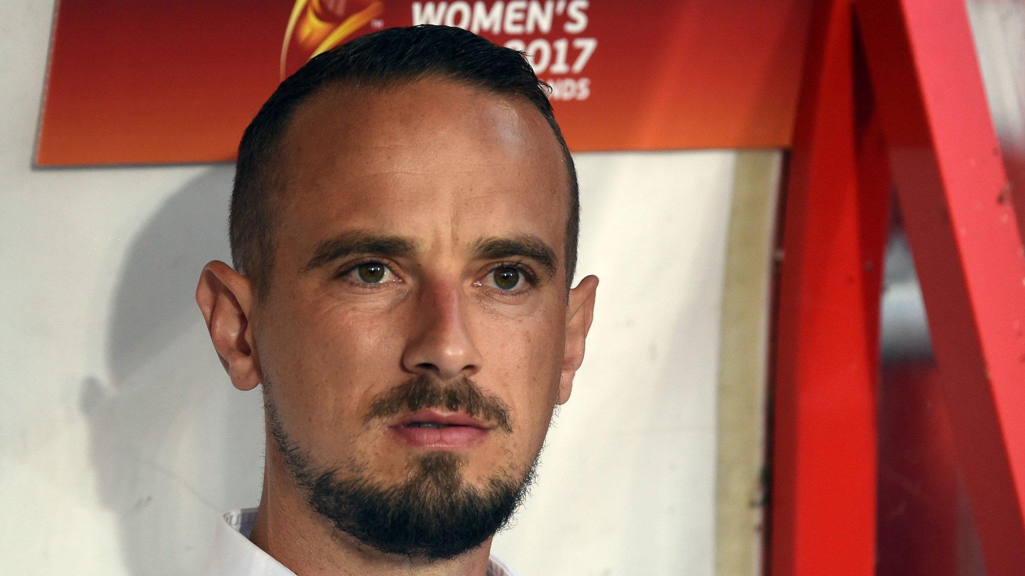 England head coach Mark Sampson