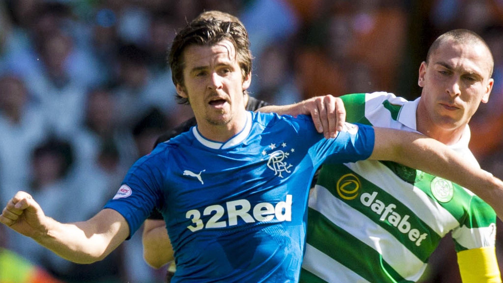 Joey Barton (left) and Scott Brown