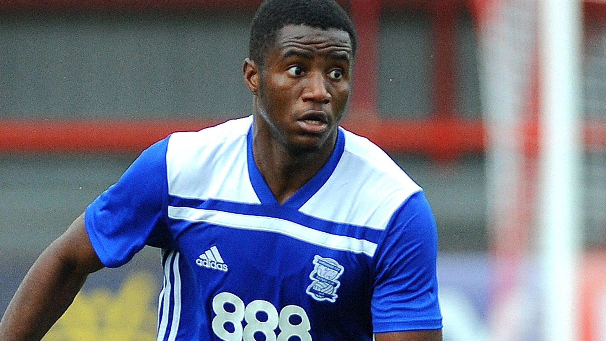 Beryly Lubala in action for Birmingham City