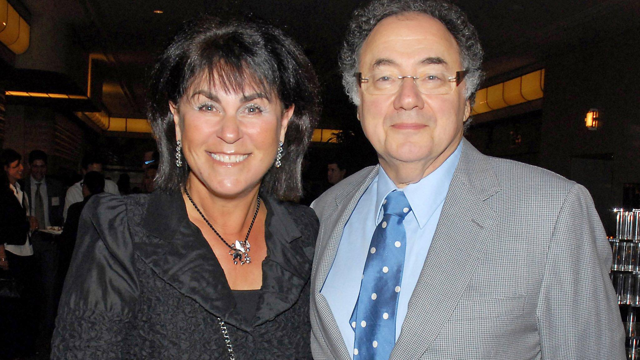 Honey and Barry Sherman at the annual United Jewish Appeal (UJA) fundraiser in Toronto, Ontario, Canada, August 24, 2010