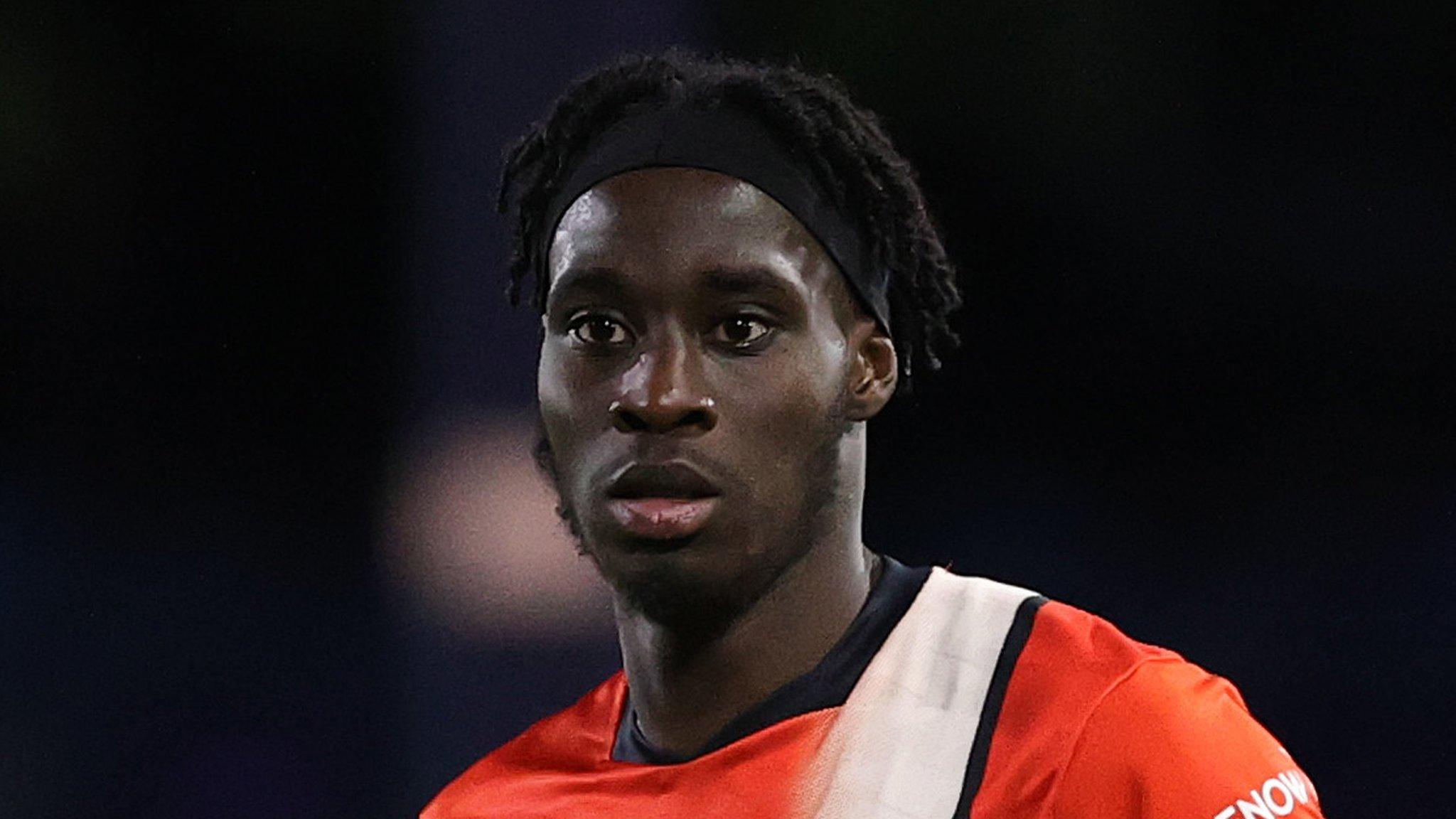 Luton Town striker Elijah Adebayo