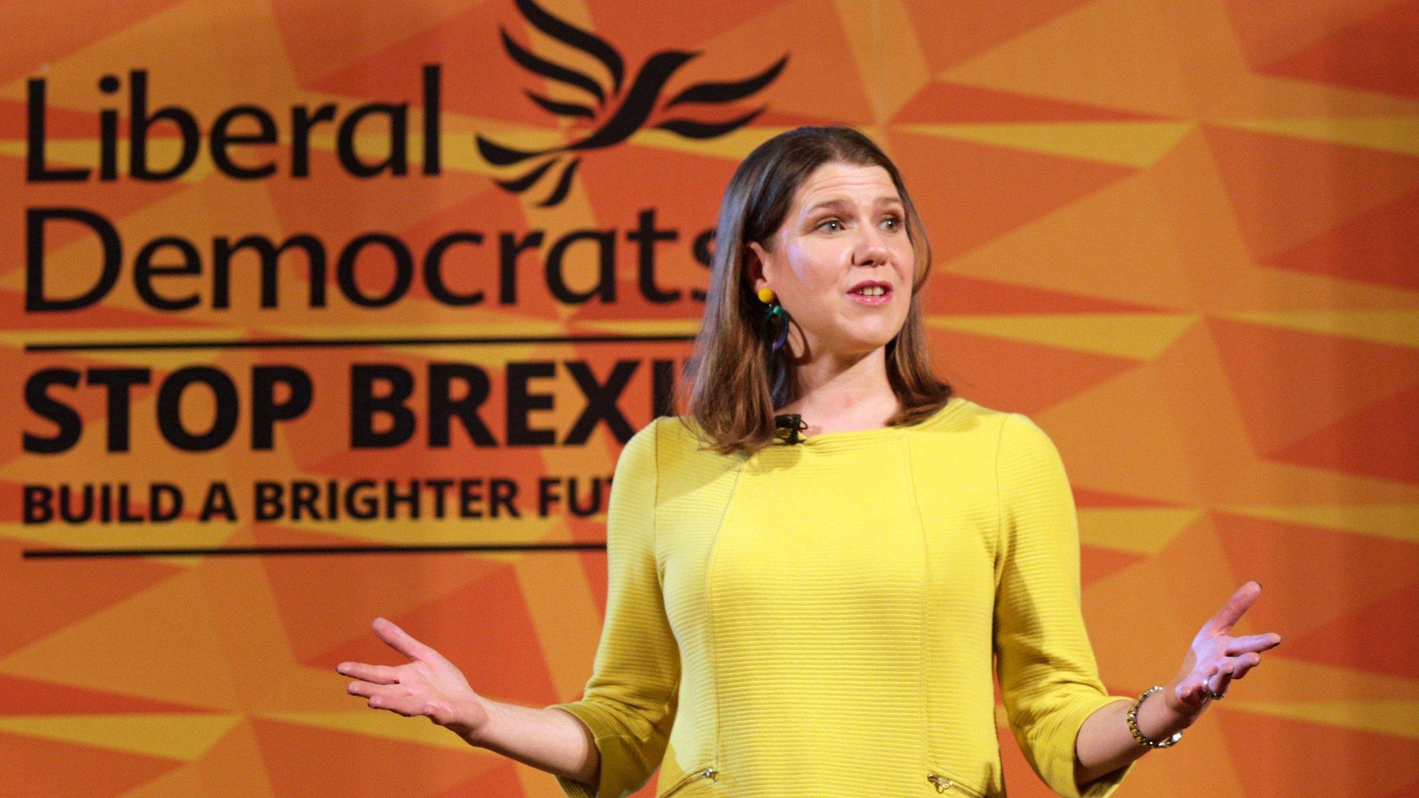 Lib Dem leader Jo Swinson