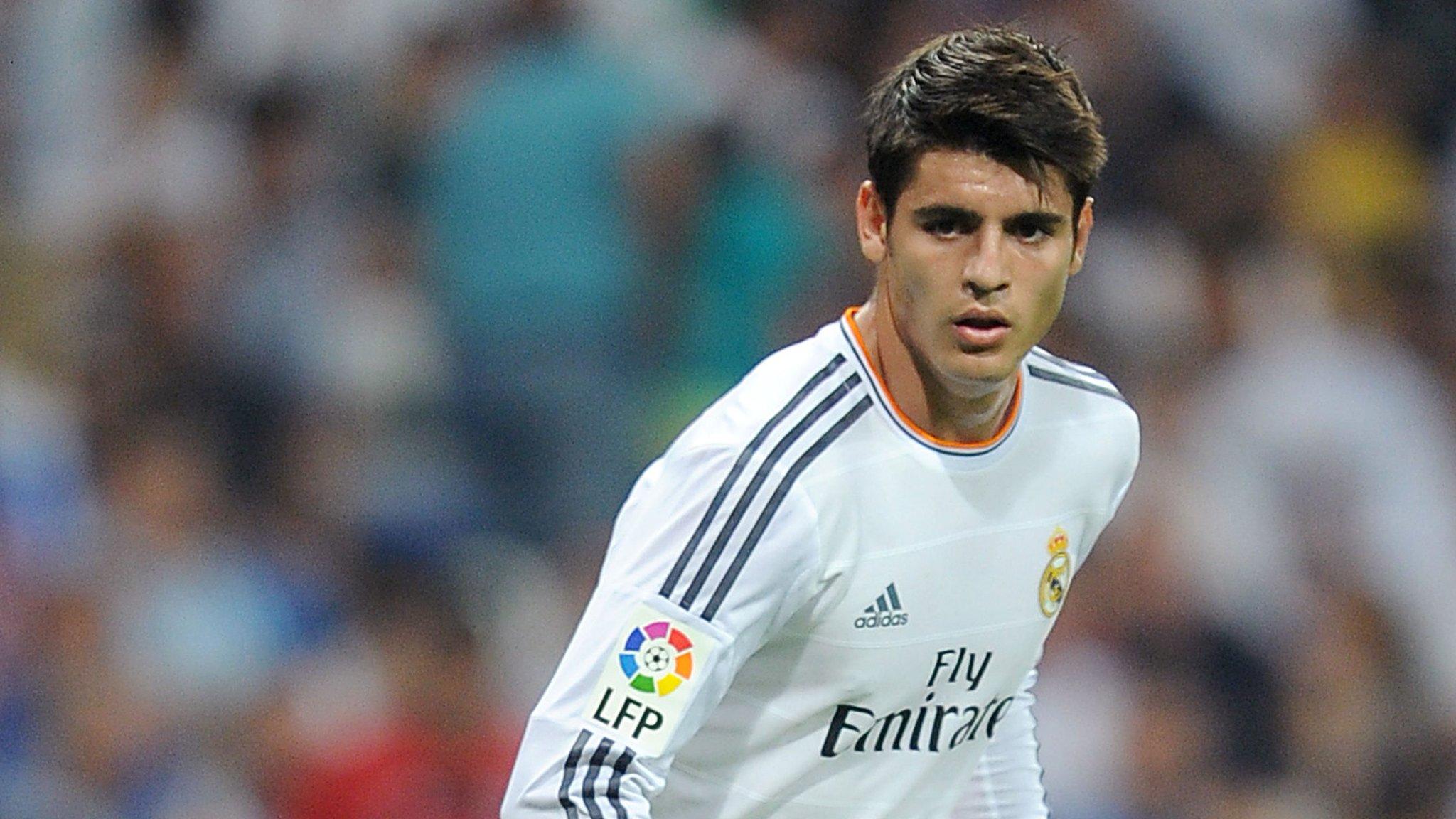 Real Madrid forward Alvaro Morata