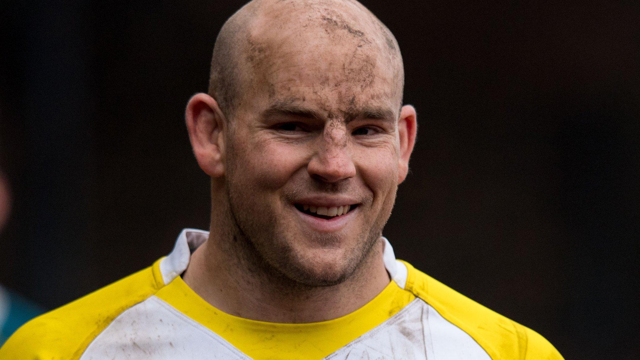 Australia hooker Stephen Moore trains before facing Scotland