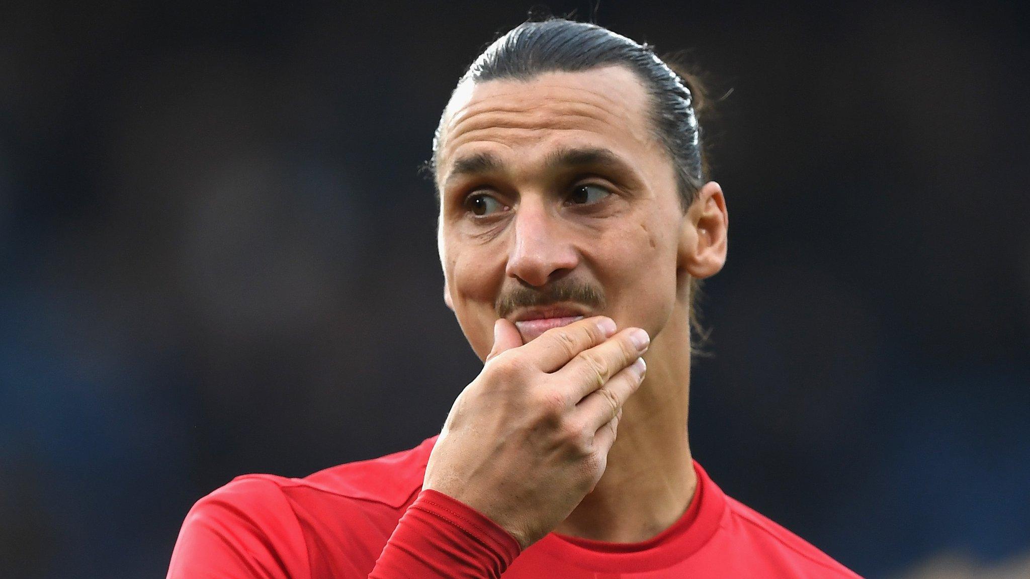 Man Utd striker Zlatan Ibrahimovic