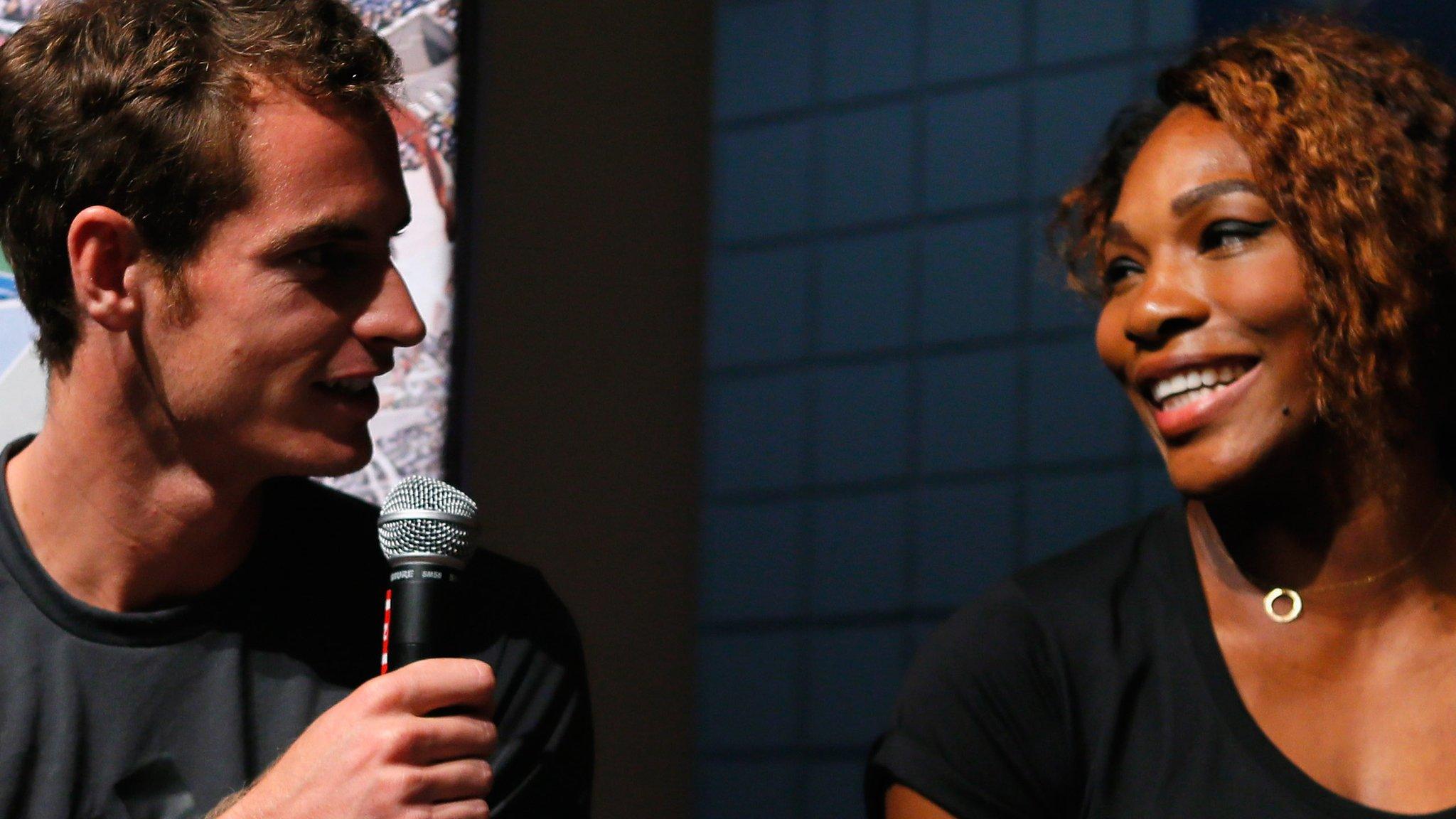 Andy Murray (left) and Serena Williams could both return to tennis in January 2018